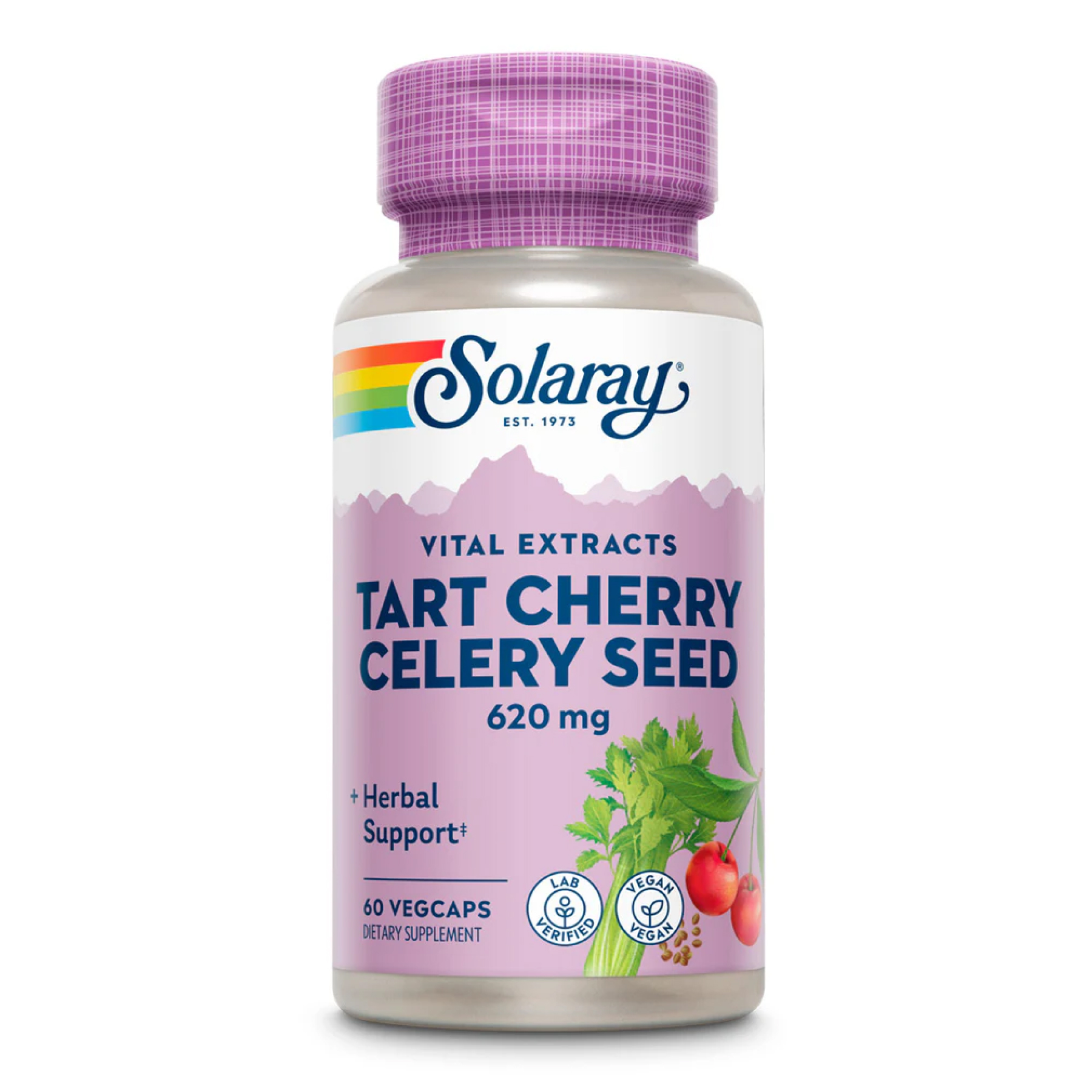 tart-cherry-celery-seed-620mg-60-caps-75537008310431_2d1a62f9e3 Tart Cherry & Celery Seed 620mg - 60 caps - Зображення 1
