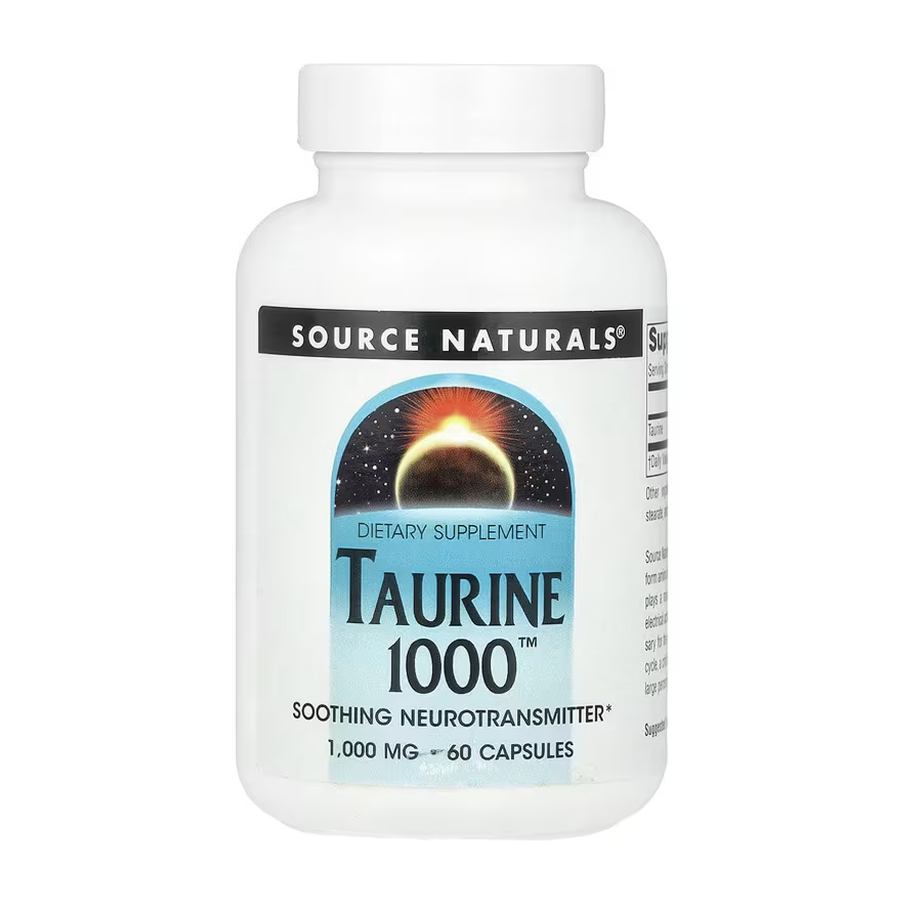 taurine-1000-1000-mg-60-caps-54407073074615_481121317d Taurine 1000™ 1000 mg - 60 caps - Зображення 1