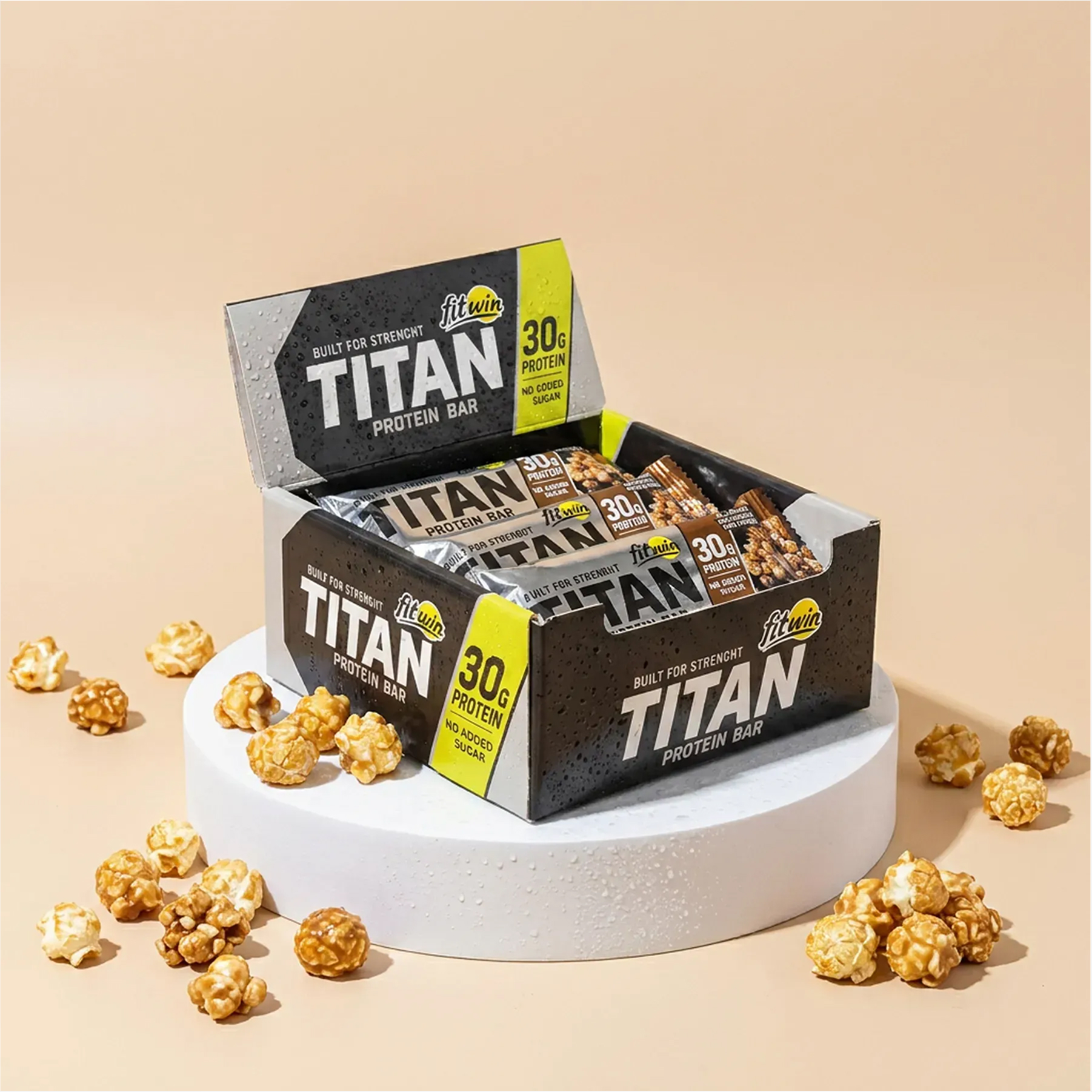 titan-bar-9x85g-caramel-popcorn-49973944830281_b9de0d394f TITAN BAR - 9x85g Caramel Popcorn - Зображення 1
