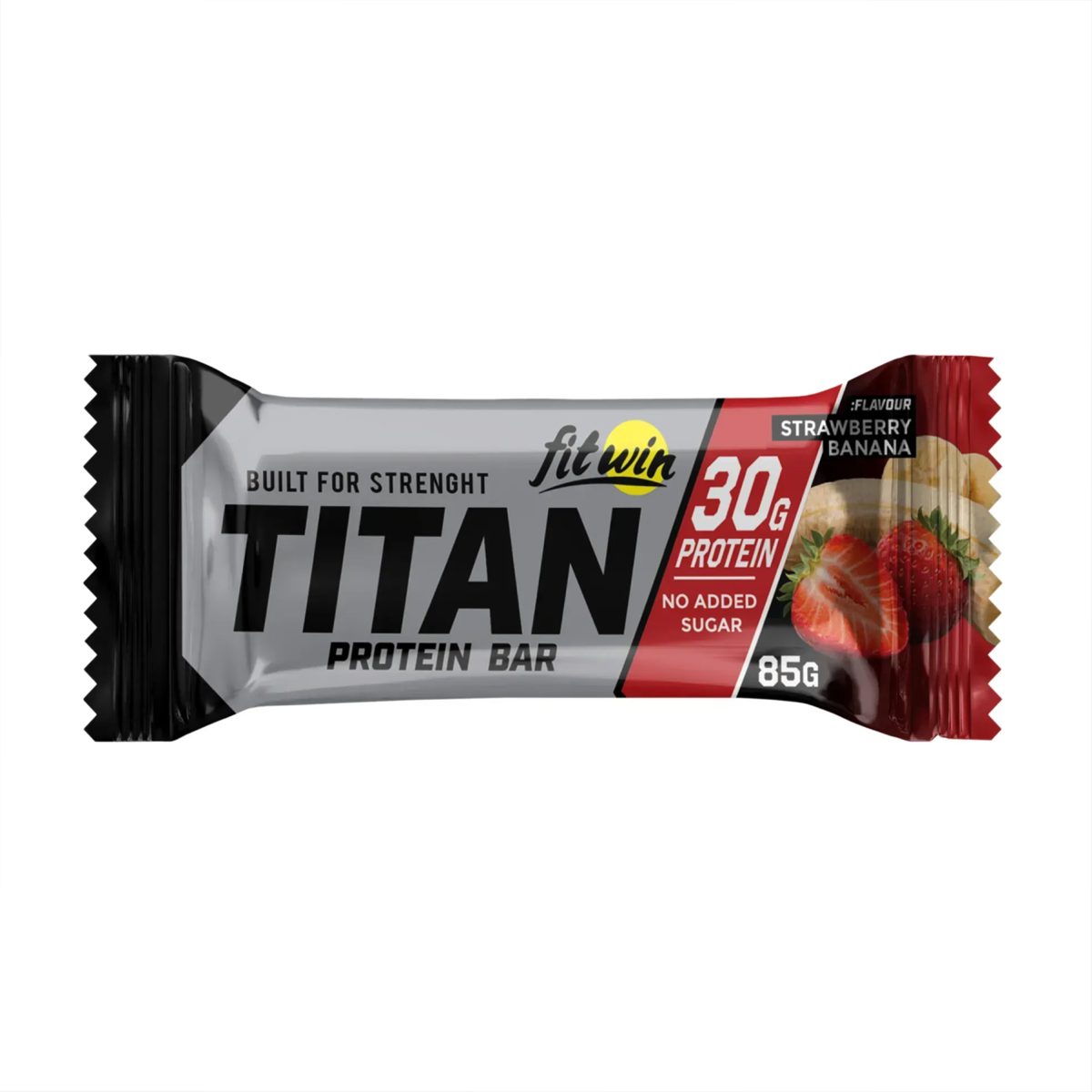 TITAN BAR - 9x85g Strawberry Banana - Зображення 2