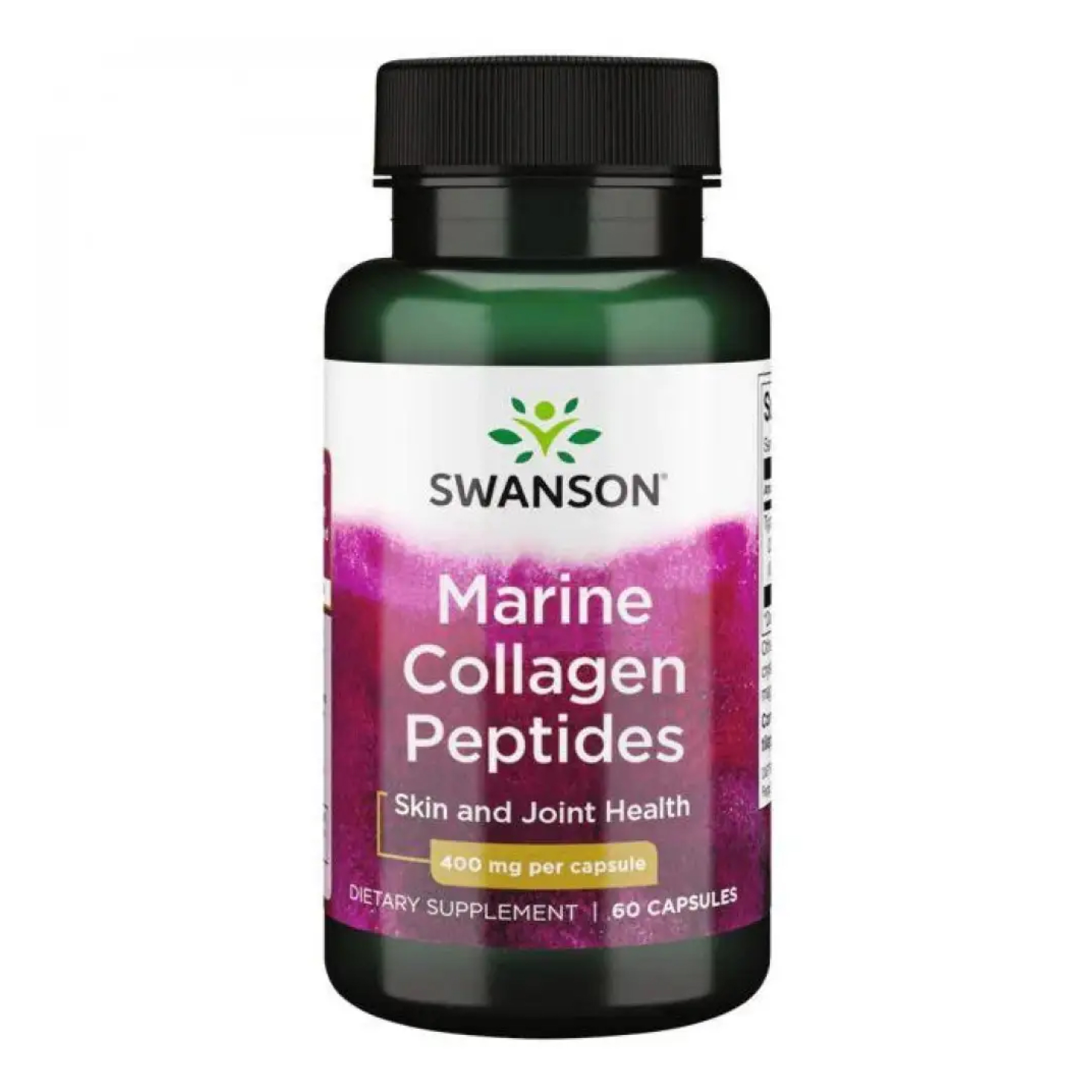 type-i-hydrolyzed-marine-collagen-peptides-400mg-60-caps-88606428566166_2d07cb9ec9 Type I Hydrolyzed Marine Collagen Peptides 400mg - 60 caps - Зображення 1