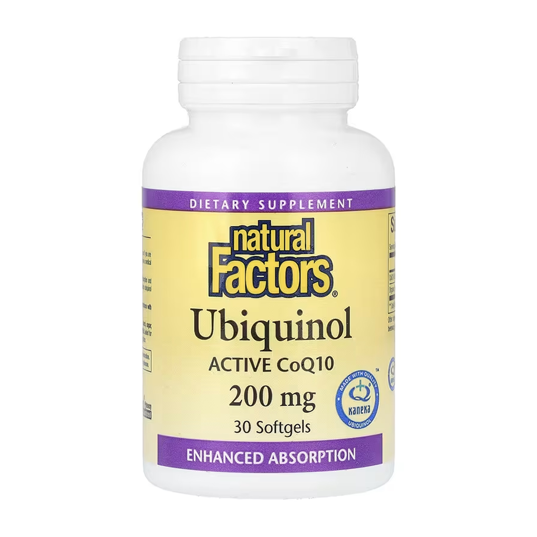 ubiquinol-coq10-200mg-30-softgels-16306791315120_4340858c58 Ubiquinol CoQ10 200mg - 30 softgels - Зображення 1