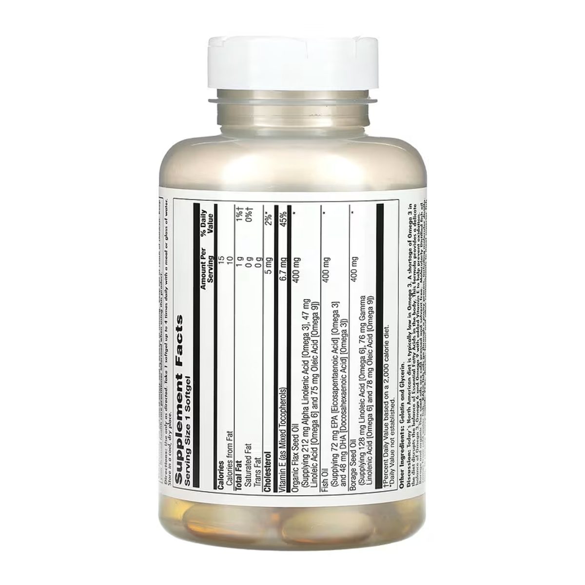 Ultra Omega 3-6-9 1200mg - 100 softgels - Зображення 2