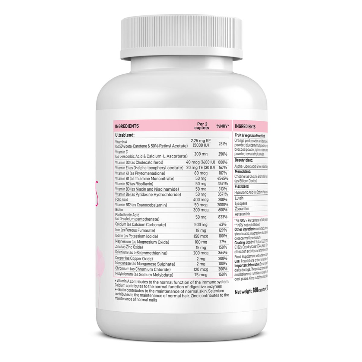 Ultra Women Multivitamin - 180 caps - Зображення 2