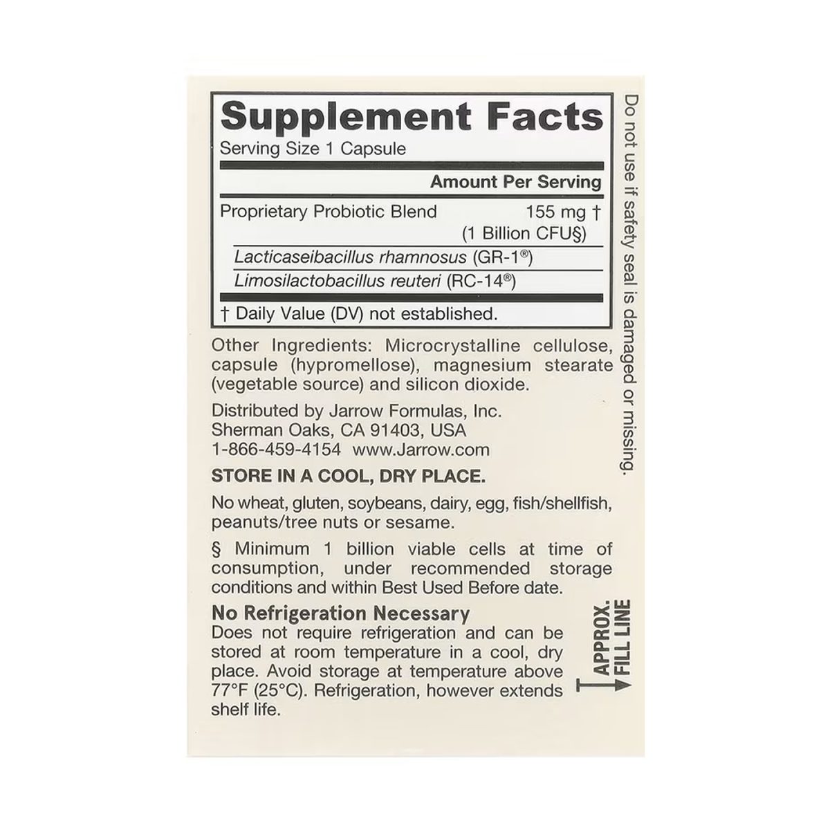 Vegan Fem Dophilus® 1 Billion Cfu - 30 vcaps - Зображення 2