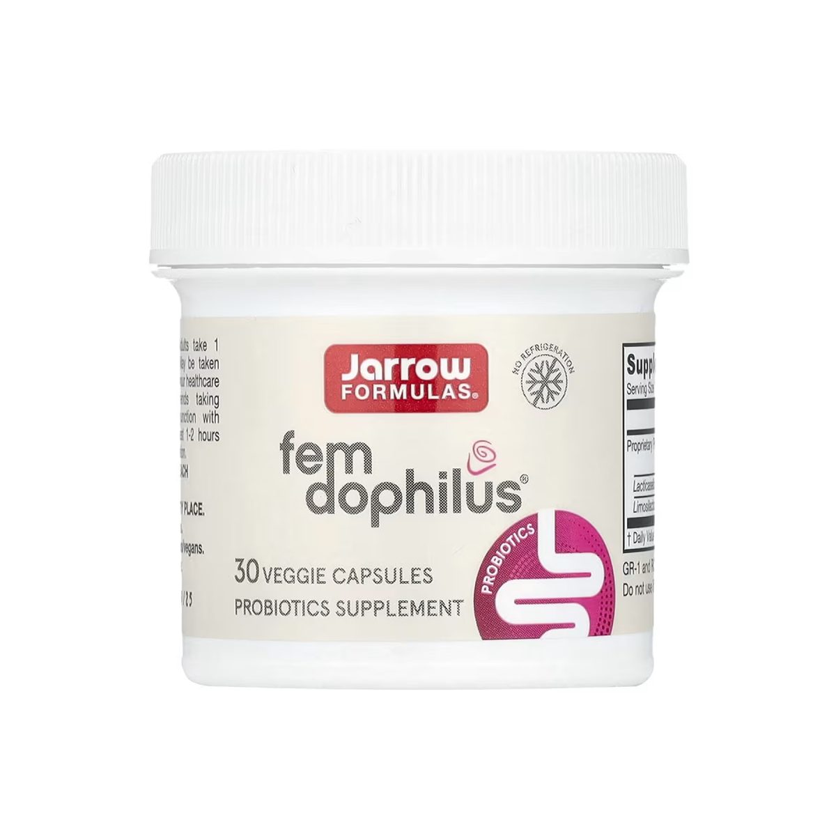 Vegan Fem Dophilus® 1 Billion Cfu - 30 vcaps - Зображення 3