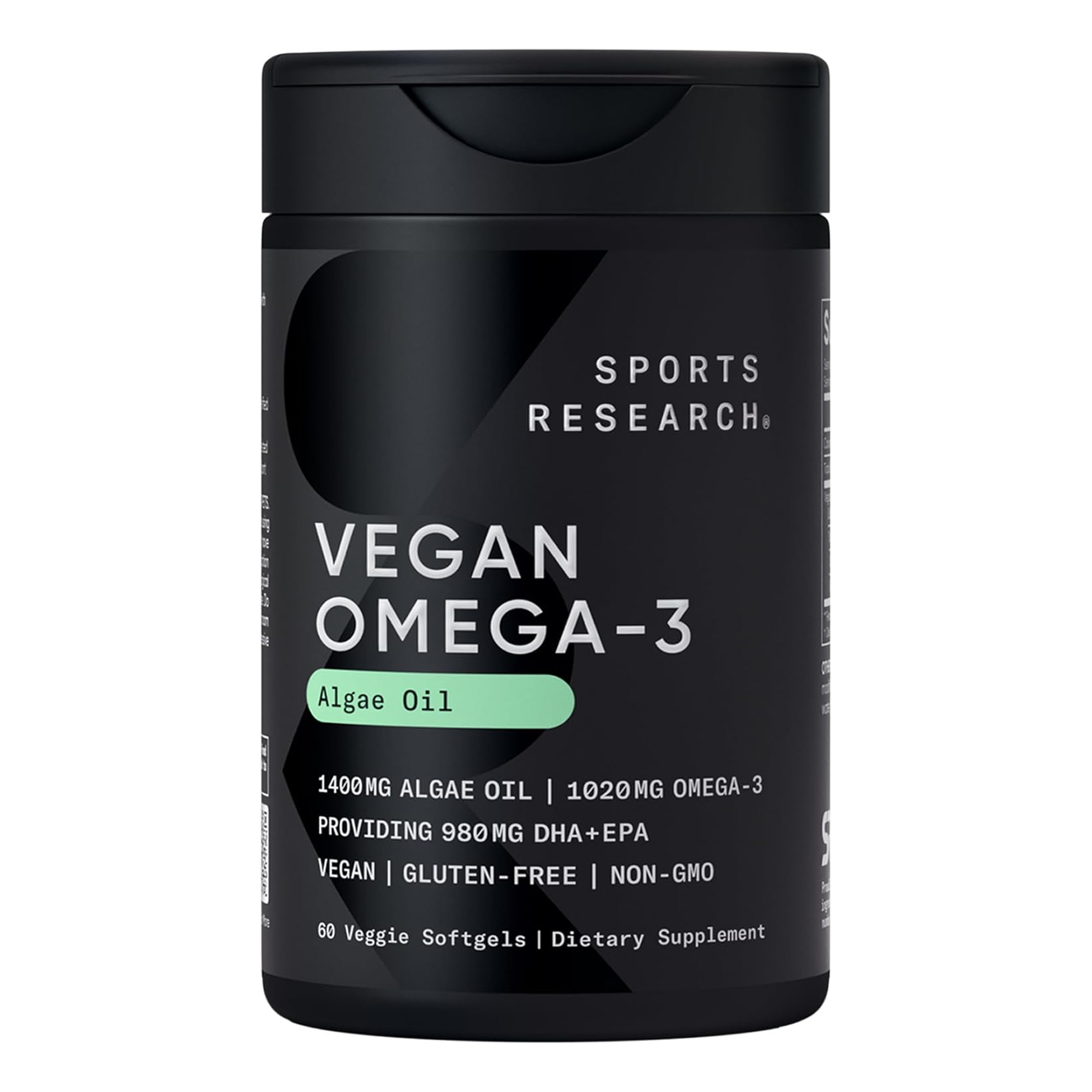 vegan-omega-3-1400mg-60-softgels-58991481130067_6b1aeeca26 Vegan Omega-3 1400mg - 60 softgels - Зображення 1