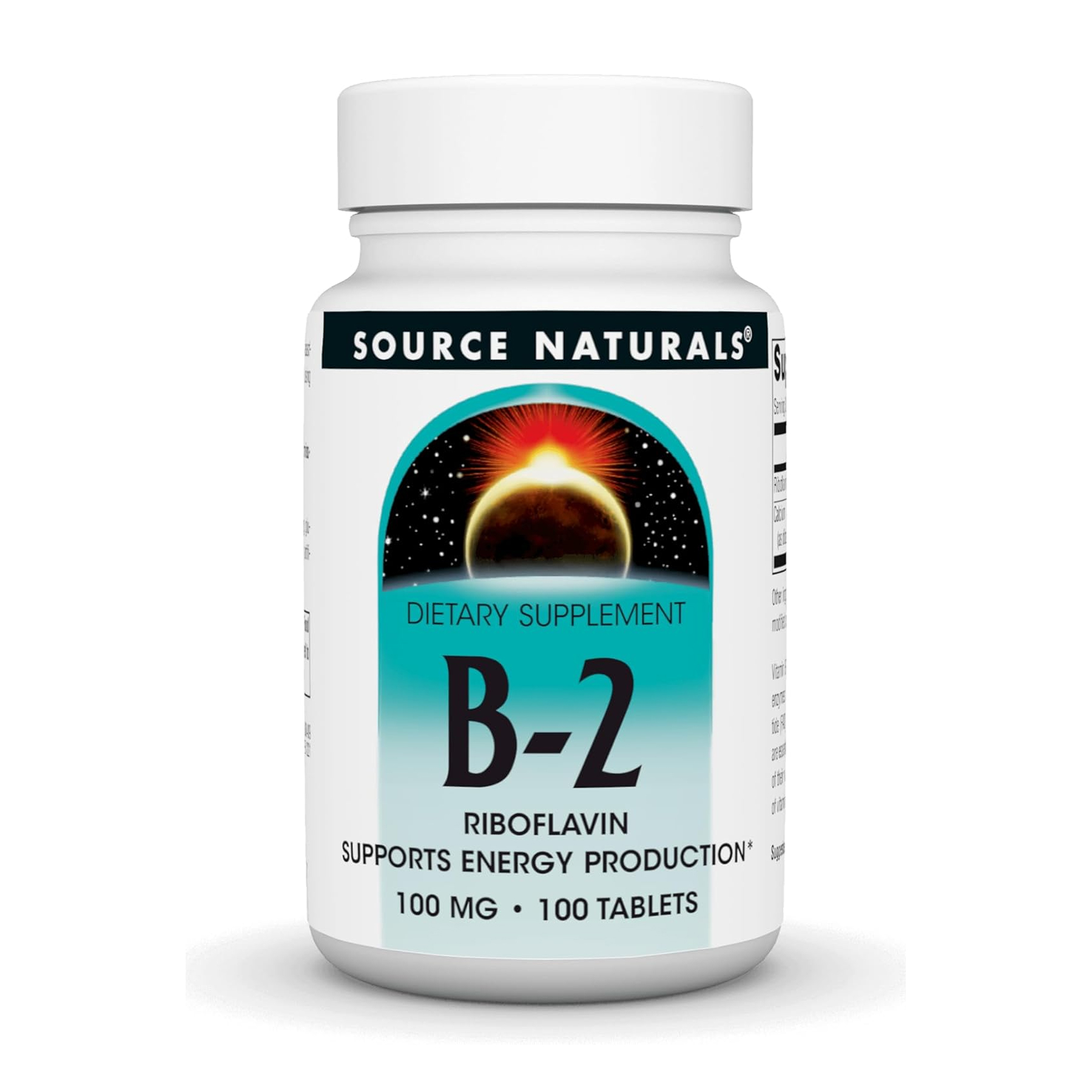 vitamin-b-2-100-mg-100-tabs-79727064953076_47afc973af Vitamin B-2 100 mg - 100 tabs - Зображення 1