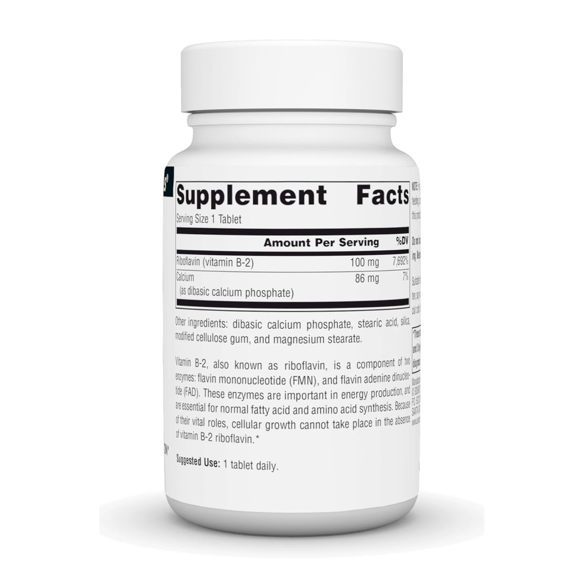 Vitamin B-2 100 mg - 100 tabs - Зображення 2