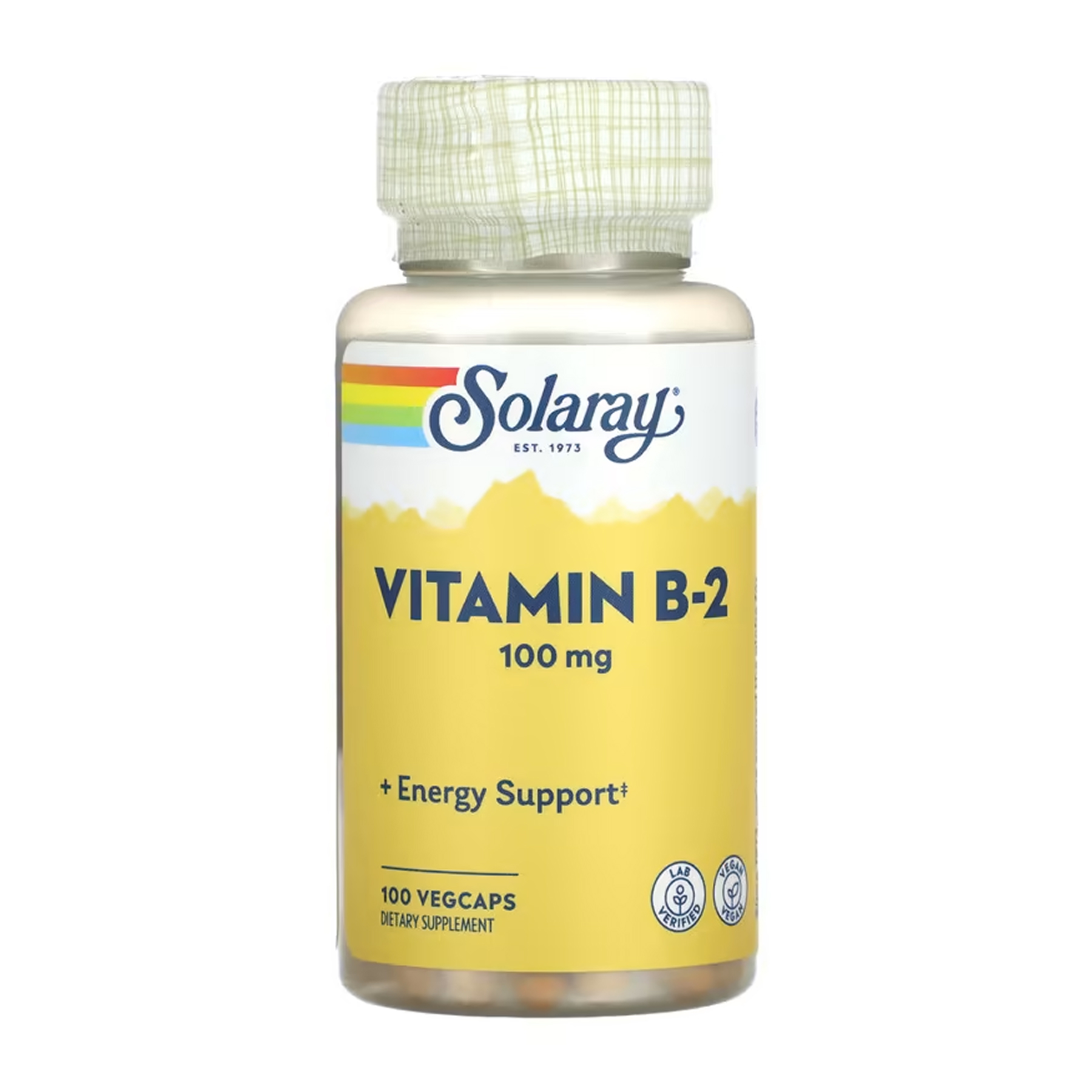 vitamin-b-2-100mg-100-vcaps-62974738904355_fa0b179e8b Vitamin B-2 100mg - 100 vcaps - Зображення 1