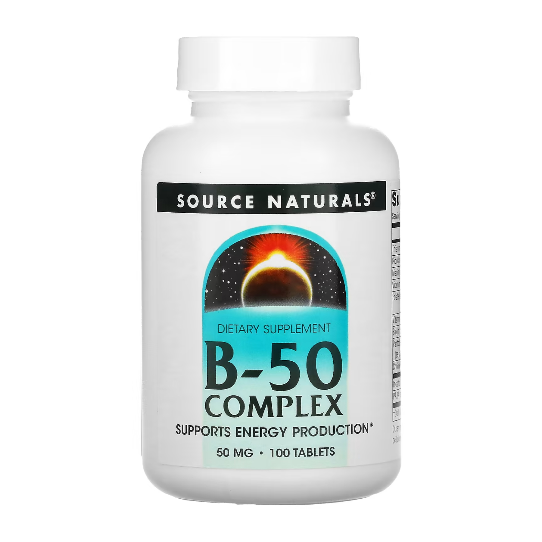 vitamin-b-50-complex-50mg-100-tabs-21119238997615_16539e5785-1 Vitamin B-50 Complex 50mg - 100 tabs - Зображення 1