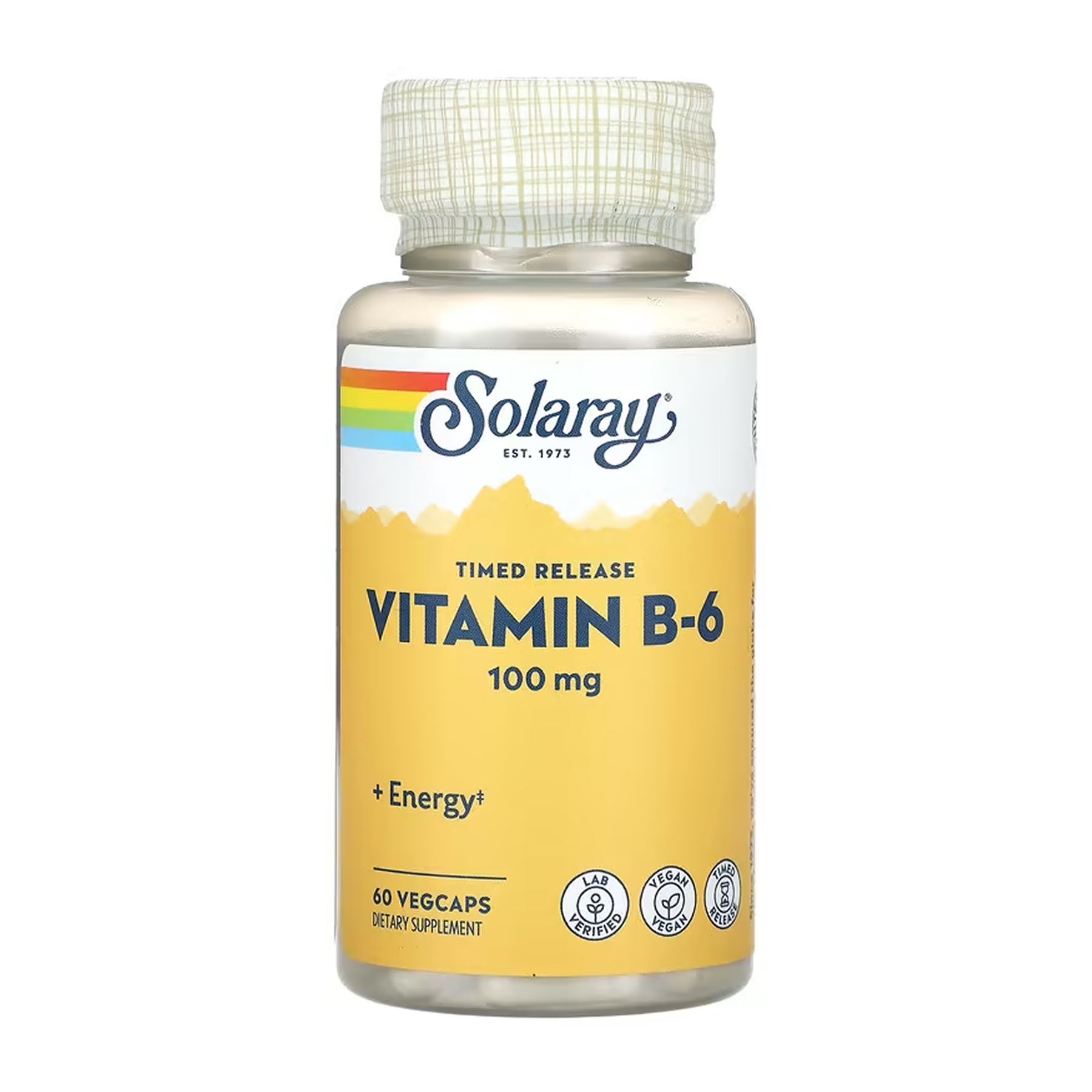 vitamin-b-6-timed-release-100mg-60-vcaps-79284713854507_82a4f87106 Vitamin B-6 Timed-Release 100mg - 60 vcaps - Зображення 1