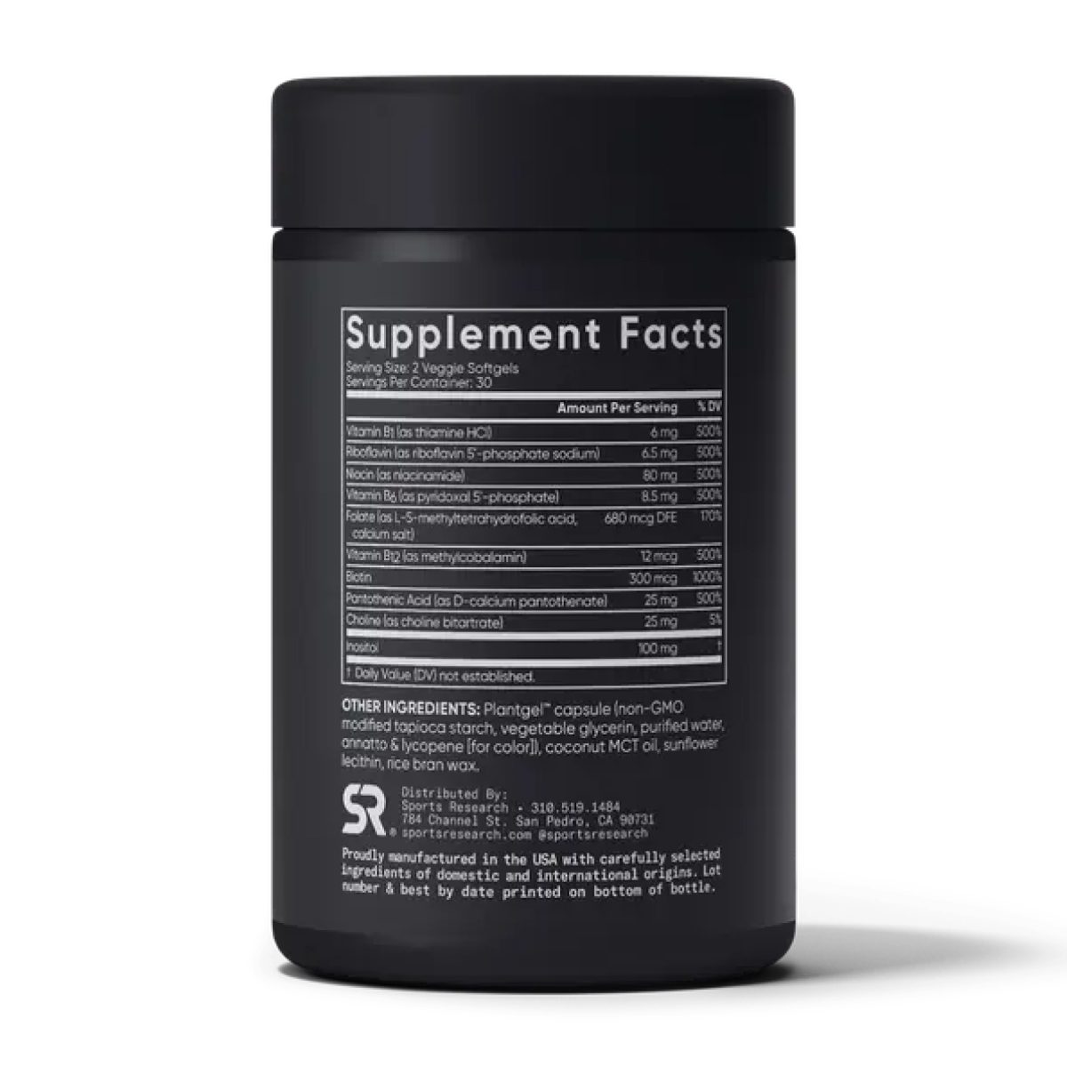 Vitamin B-Complex - 60 softgels - Зображення 2