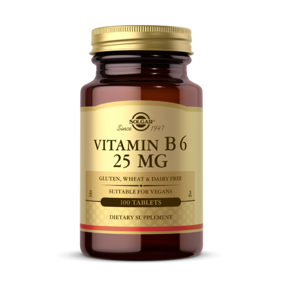 vitamin-b6-25mg-100-tabs-78733298383844_e71bb52052 Vitamin B6 25mg - 100 tabs - Зображення 1