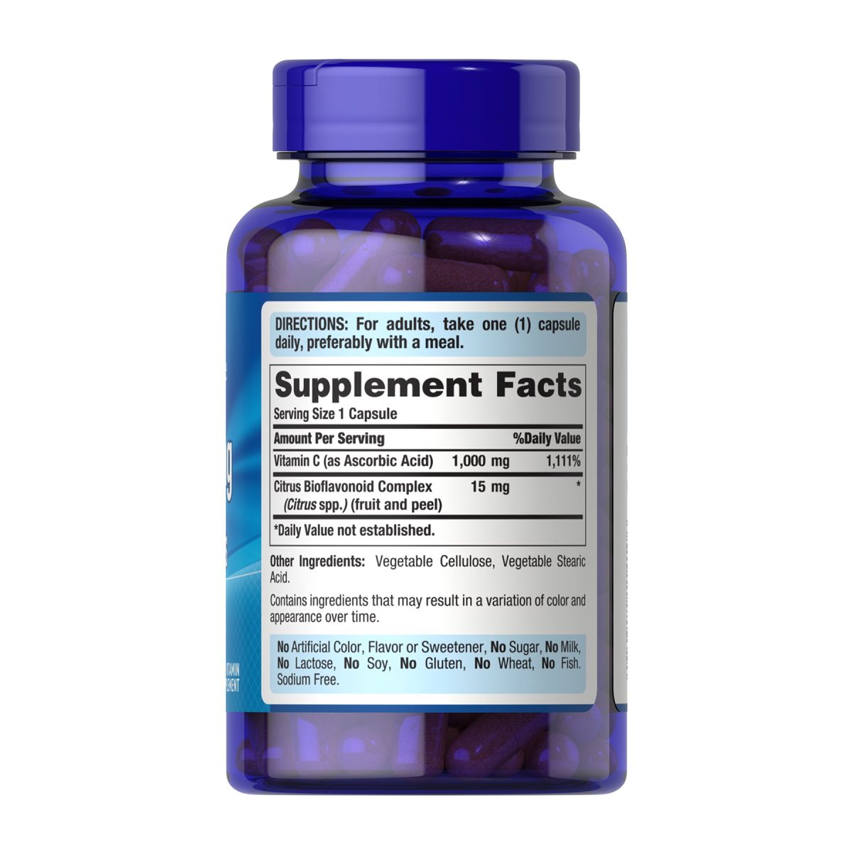Vitamin C-1000 mg with Bioflavonoids - 100 caps - Зображення 2