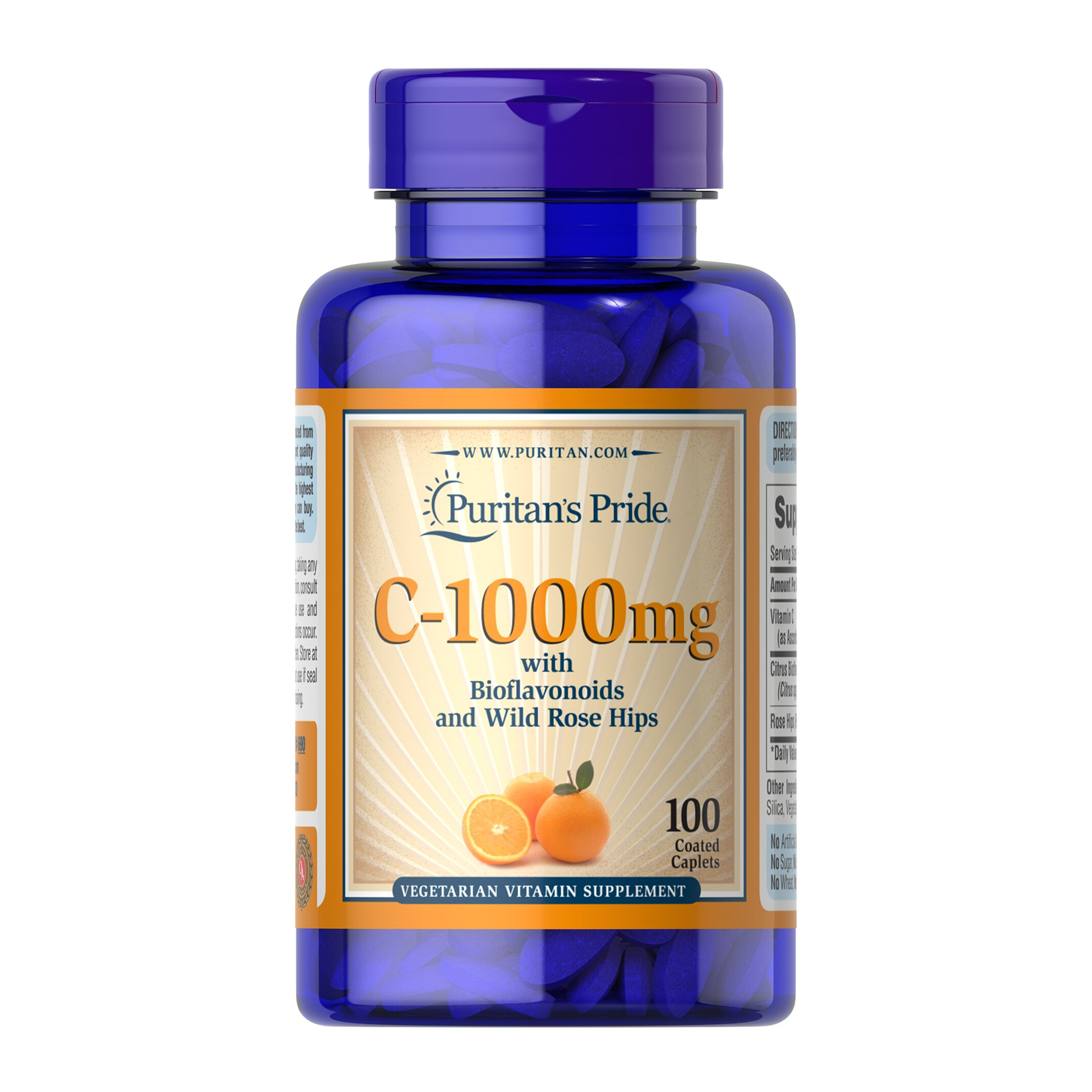 vitamin-c-1000-mg-with-bioflavonoids-rose-hips-100-caps-32277193426882_b3adaa64e0 Vitamin C-1000 mg with Bioflavonoids & Rose Hips - 100 caps - Зображення 1