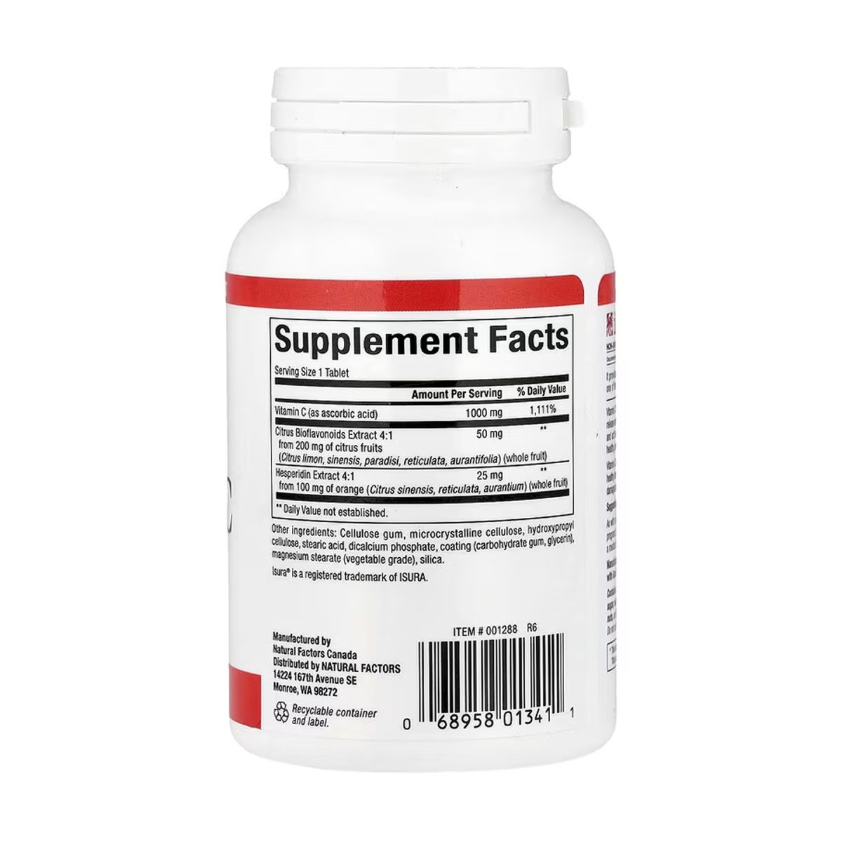 Vitamin C 1000mg - 90 tabs - Зображення 2