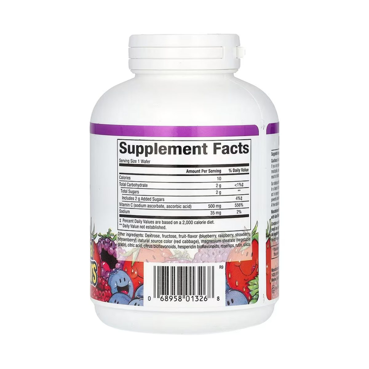 Vitamin C 500mg - 90 tabs Mixed Berry - Зображення 2