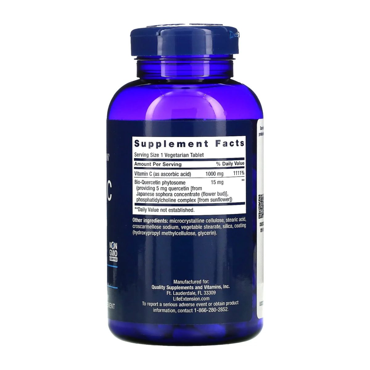 Vitamin C and Bio-Quercetin Phytosome - 250 tabs - Зображення 2