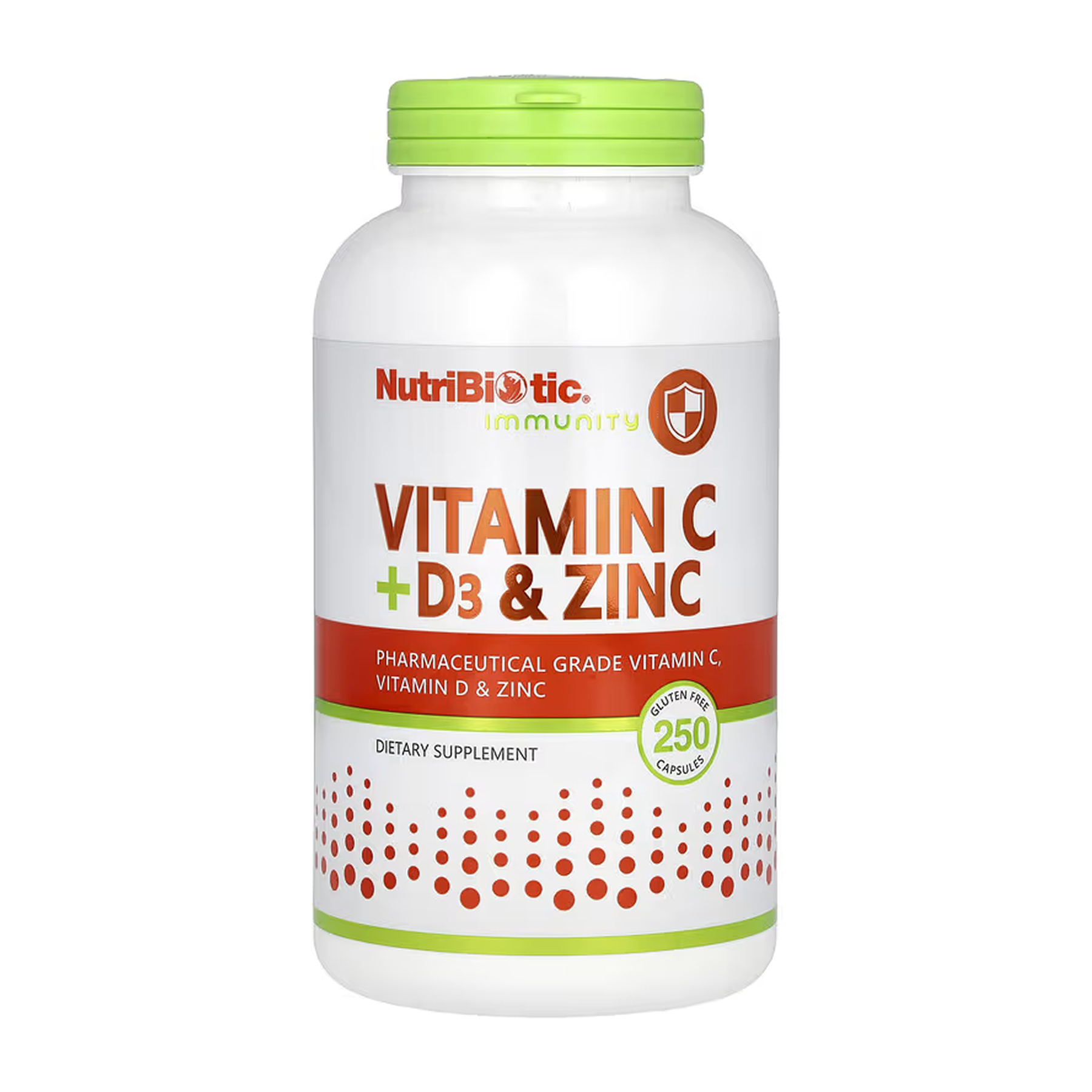 vitamin-c-d3-zinc-250-caps-12923663559008_2fcac93678 Vitamin C + D3 & Zinc - 250 caps - Зображення 1
