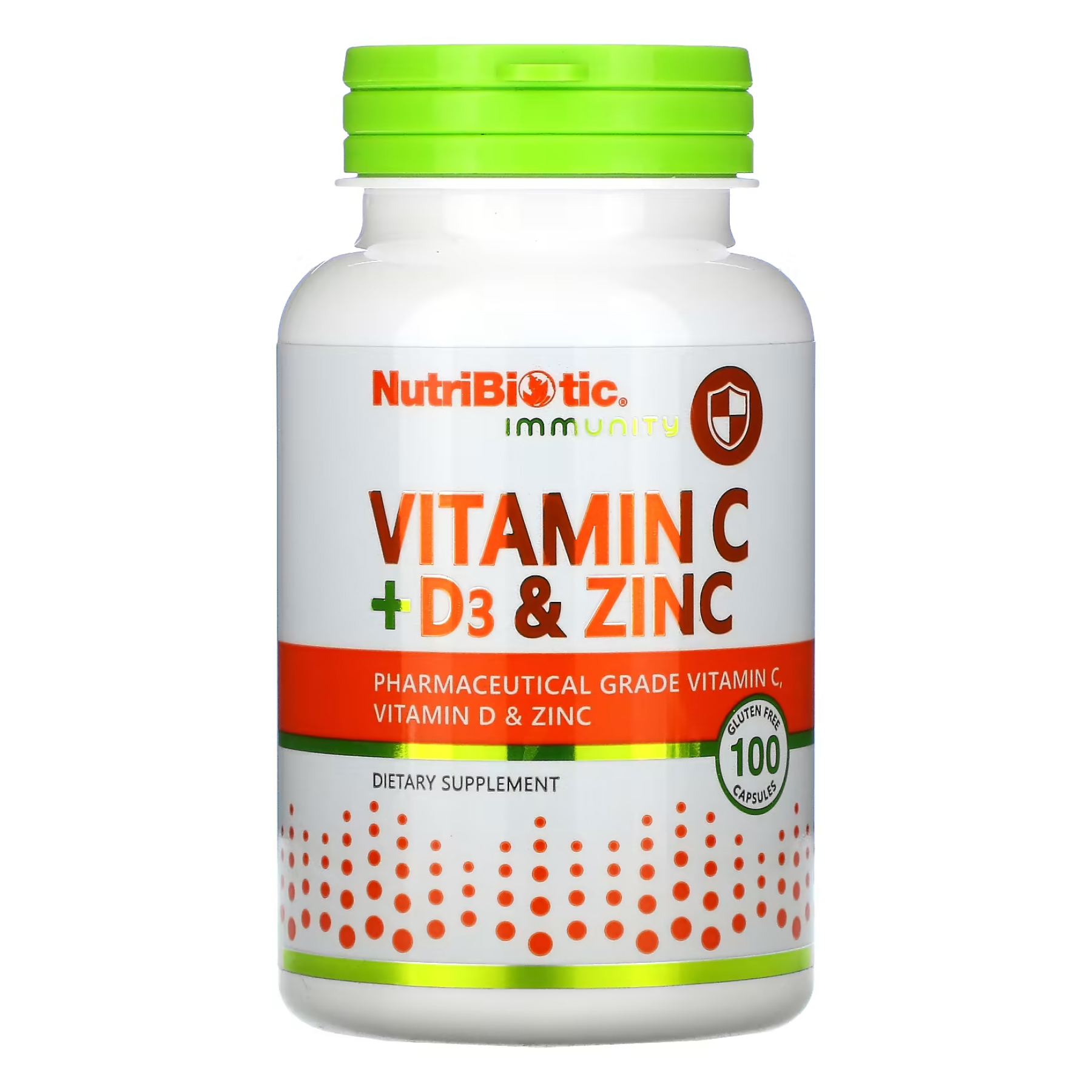 vitamin-cd3-zinc-100-caps-67801644852132_45a0f3e568 Vitamin C+D3 & Zinc - 100 caps - Зображення 1