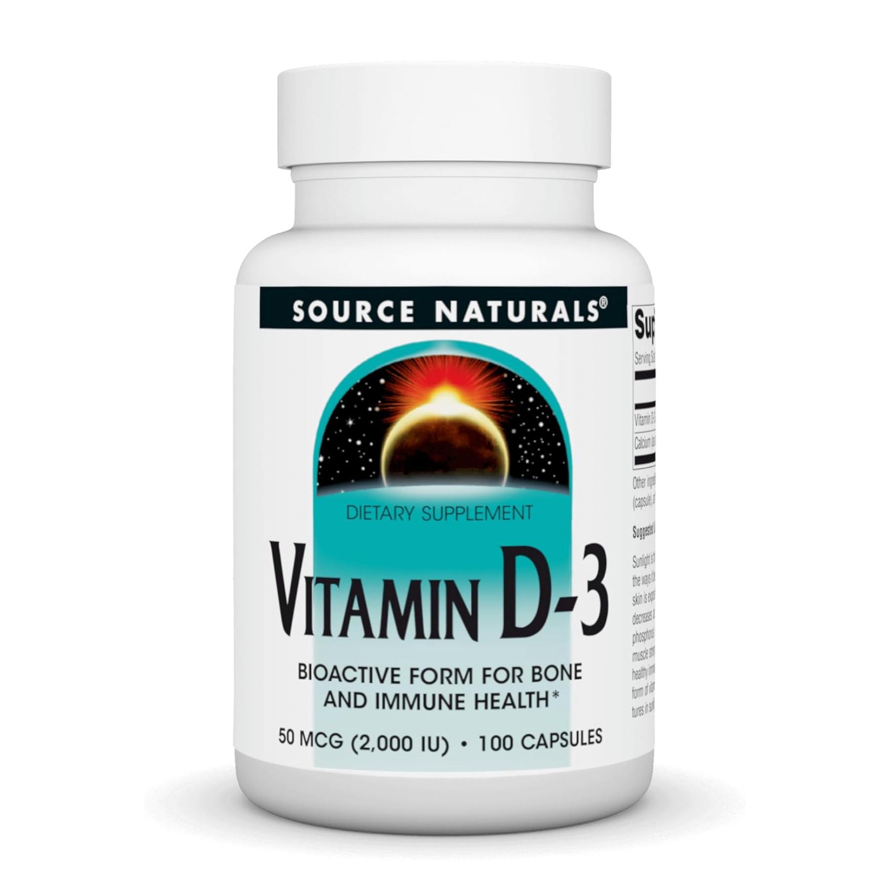 vitamin-d-3-2000-iu-100-caps-80609709707299_ee39896e17 Vitamin D-3 2000 IU - 100 caps - Зображення 1