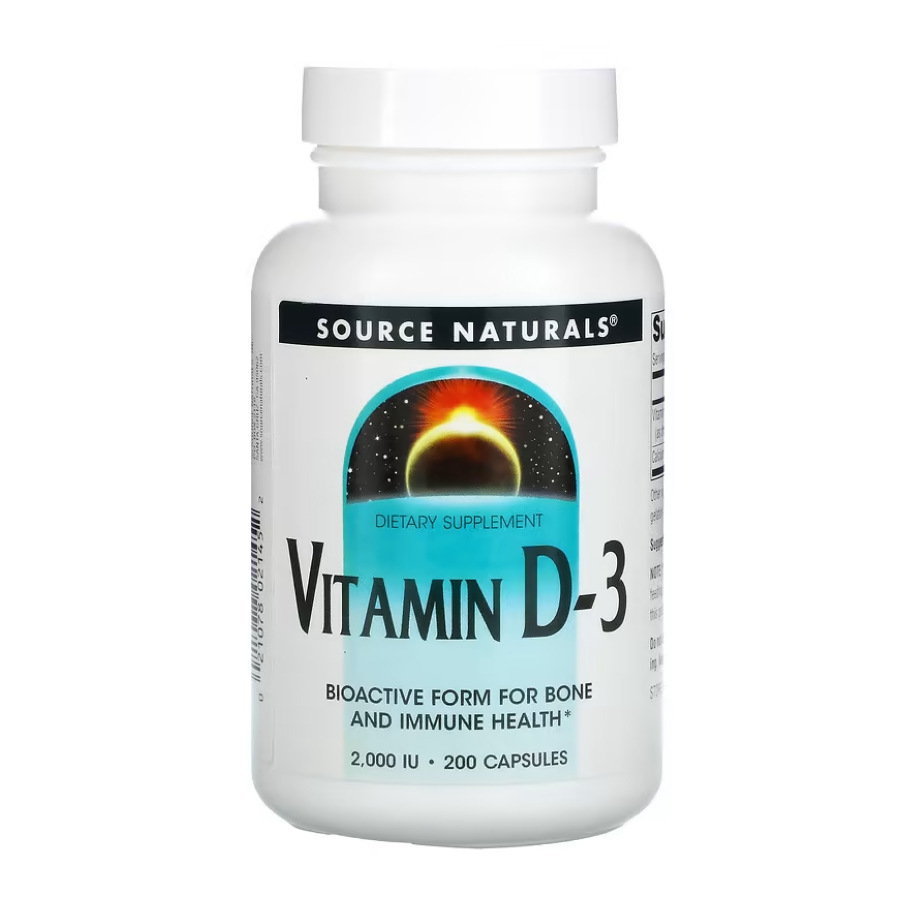 vitamin-d-3-2000-iu-200-caps-74982476175103_b433d269f5 Vitamin D-3 2000 IU - 200 caps - Зображення 1
