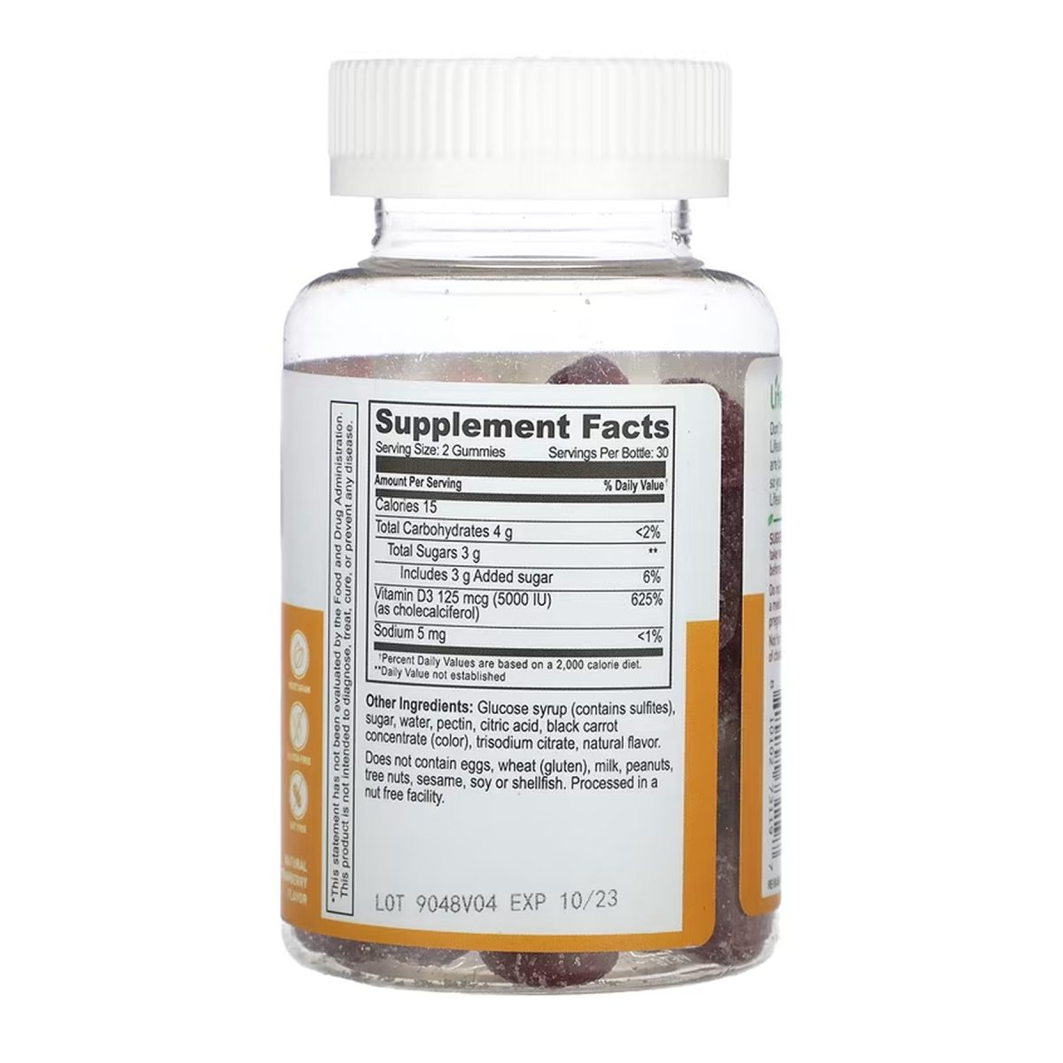 Vitamin D 5,000 IU Adult - 60 gummies - Зображення 2