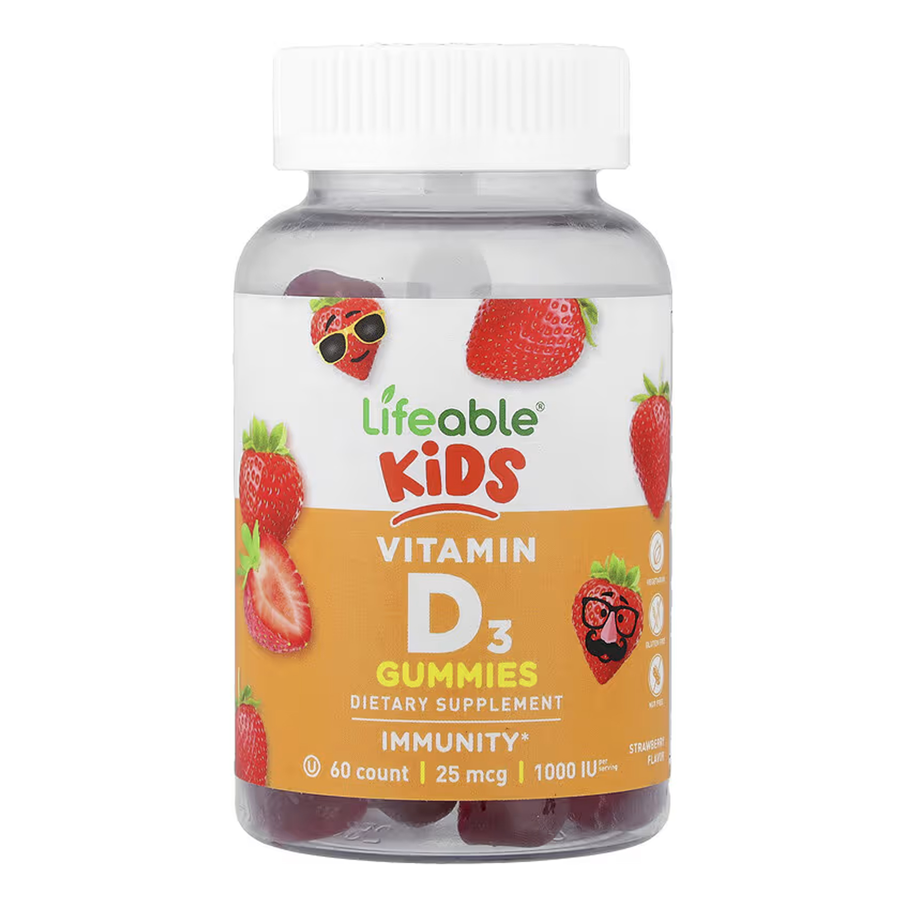 vitamin-d-kids-60-gummies-81924543915716_9b158dacd8 Vitamin D Kids - 60 gummies - Зображення 1