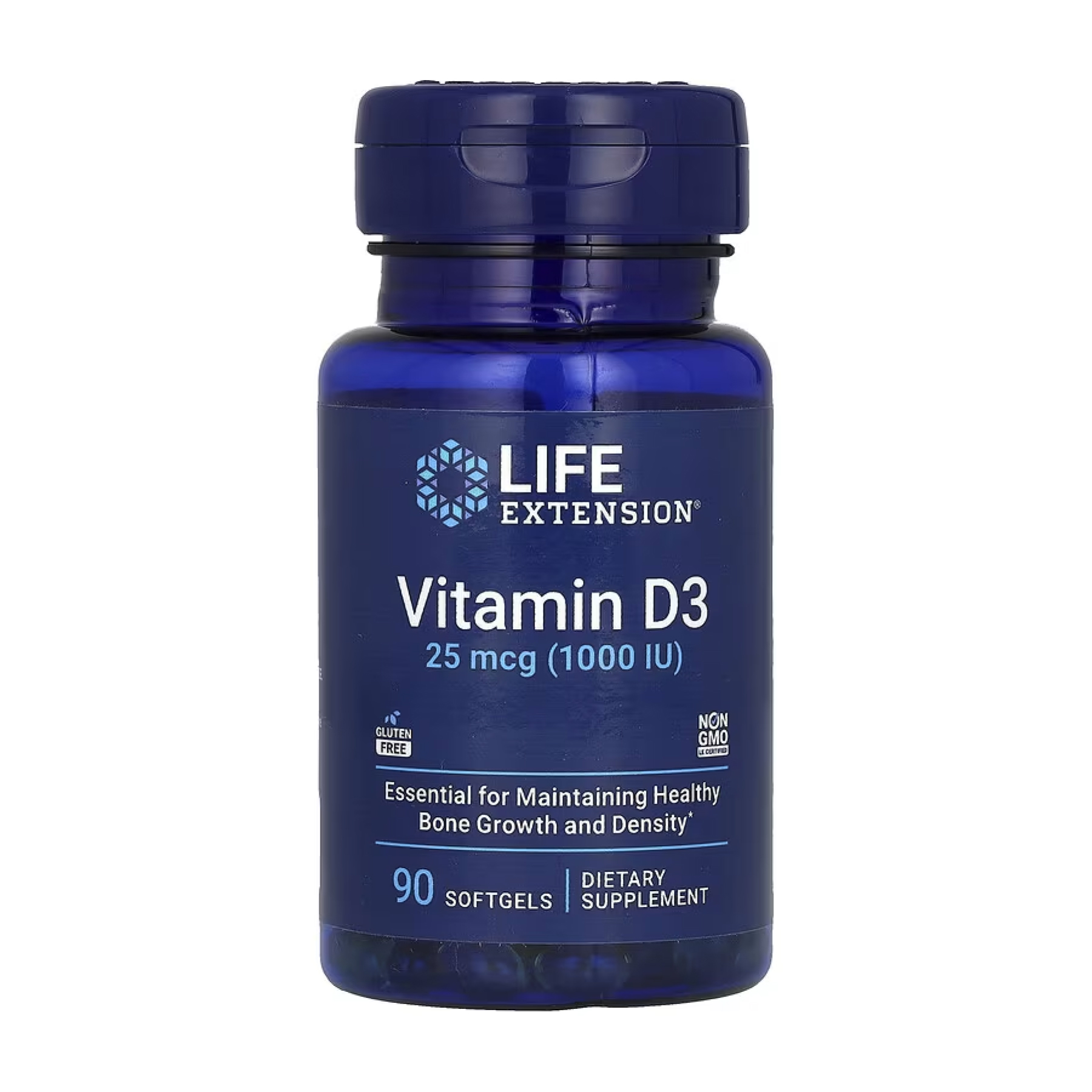 vitamin-d3-25-mcg-1000-iu-90-softgels-27395758627904_968e120eea Vitamin D3 25 mcg (1000 IU) - 90 softgels - Зображення 1