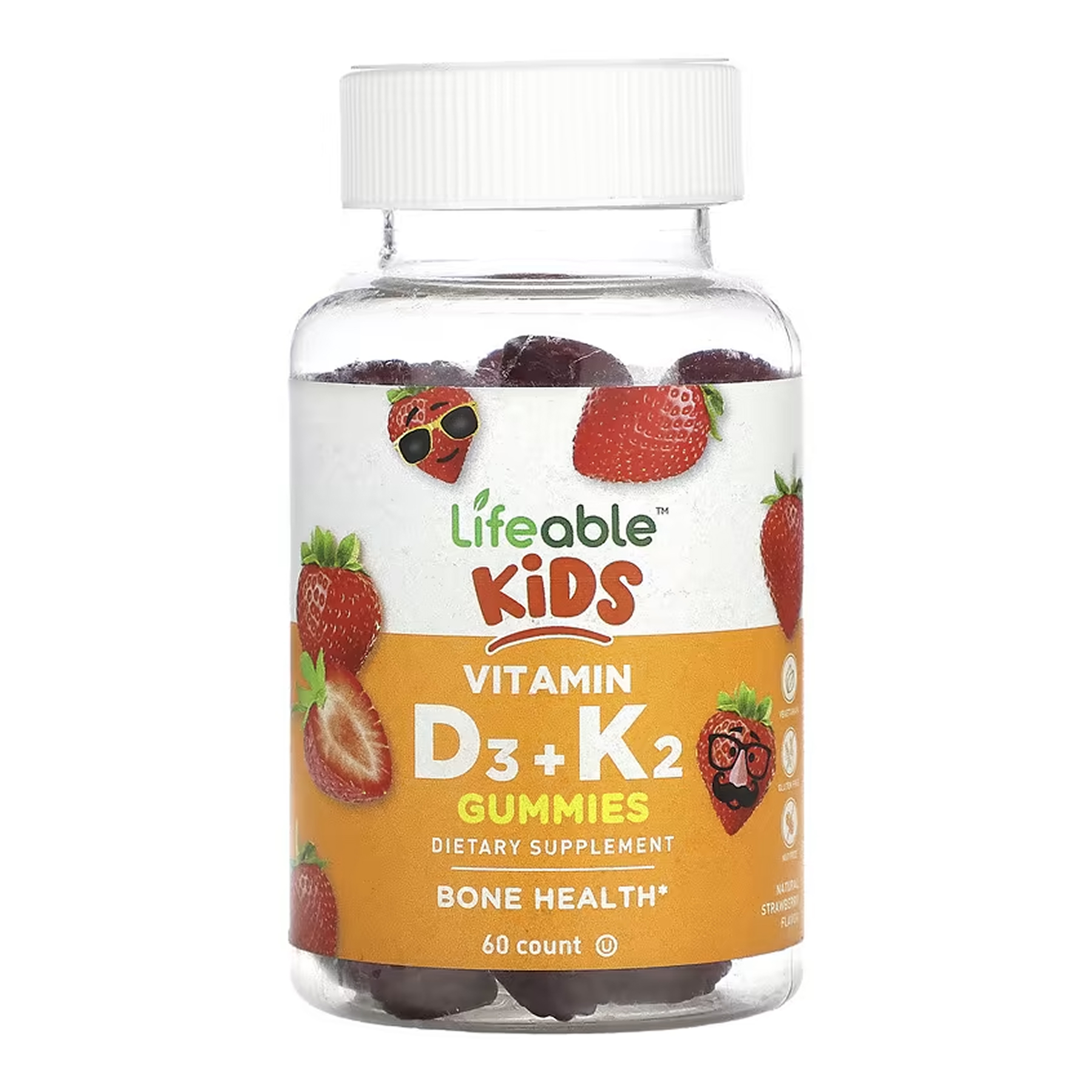 vitamin-d3-k2-kids-60-gummies-47276528695257_fce1128182 Vitamin D3 + K2 Kids - 60 gummies - Зображення 1
