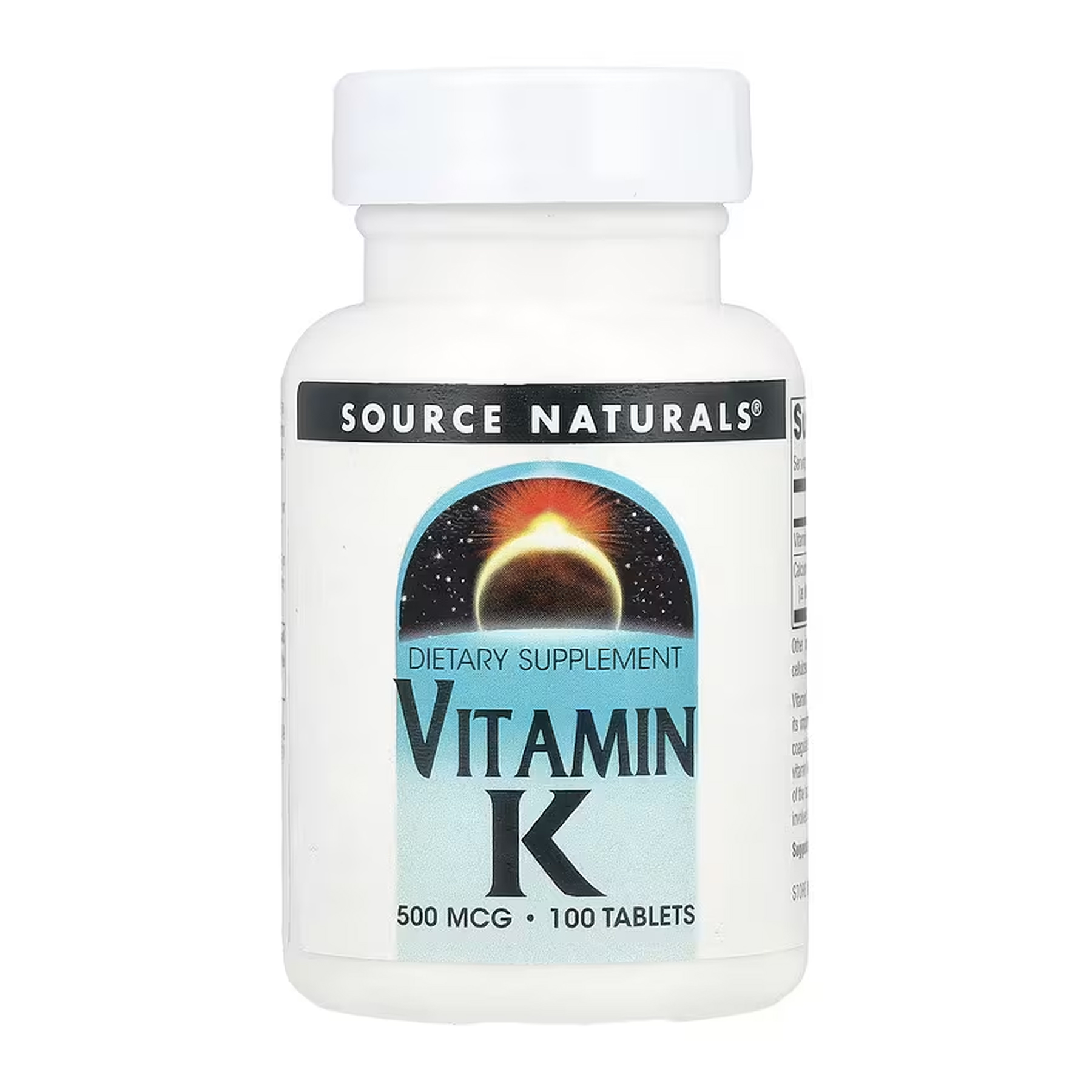 vitamin-k-500-mcg-100-tabs-46877459363256_a1a4f31c2d Vitamin K 500 mcg - 100 tabs - Зображення 1