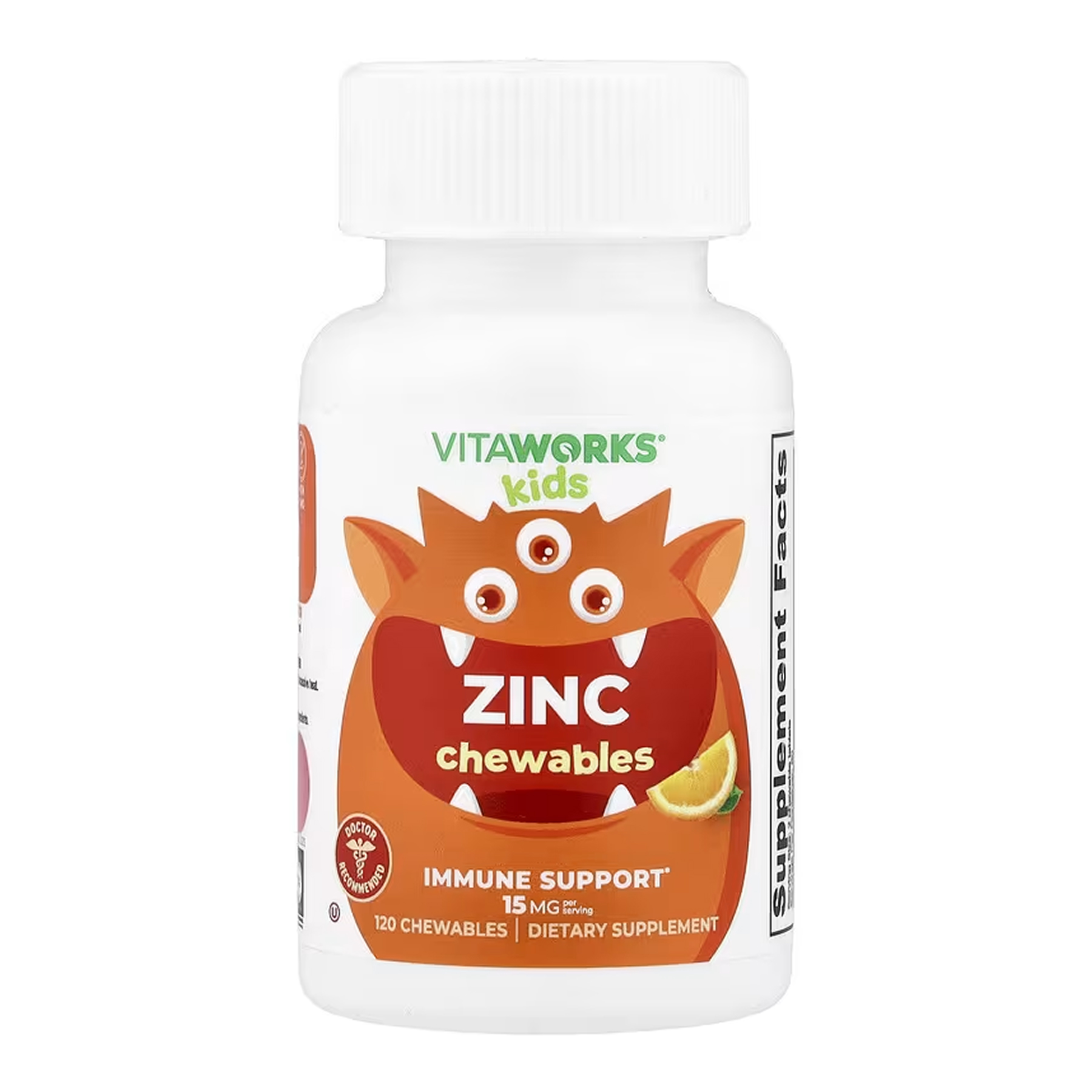 vitaworks-kids-zinc-120-chewables-78392659246675_12029f9640 VitaWorks Kids Zinc - 120 chewables - Зображення 1