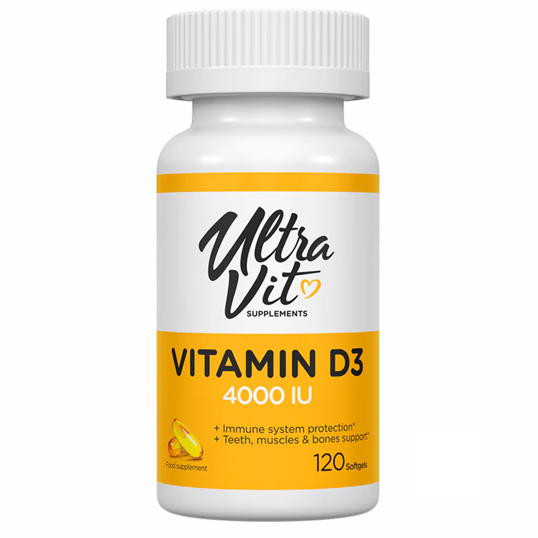 vplabvitamin-d3-600iu-120-softgels-57527384232543_6e9bf23d7b Vitamin D3 4000IU - 120 softgels - Зображення 1