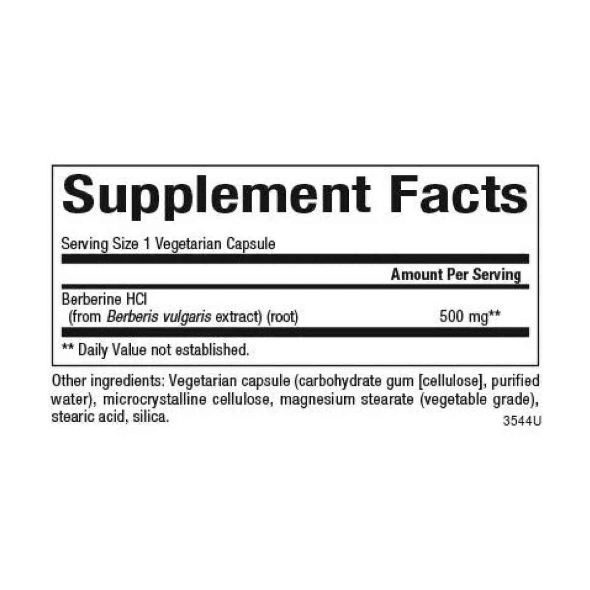 WellBetX Berberine 500mg - 60 vcaps - Зображення 2