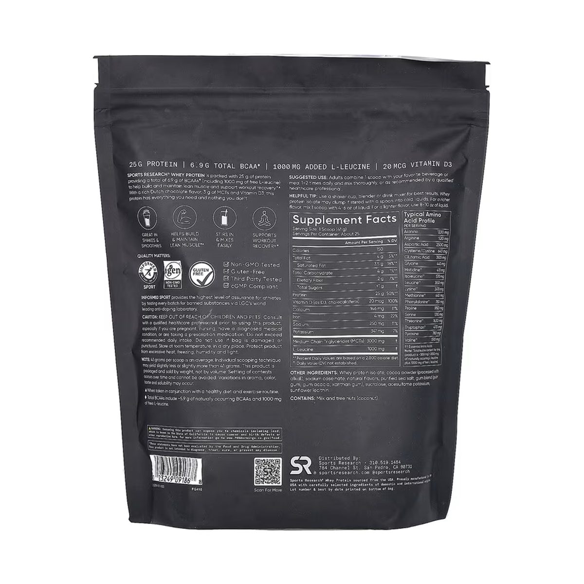 Whey Protein Isolate - 1030g Chocolate - Зображення 2
