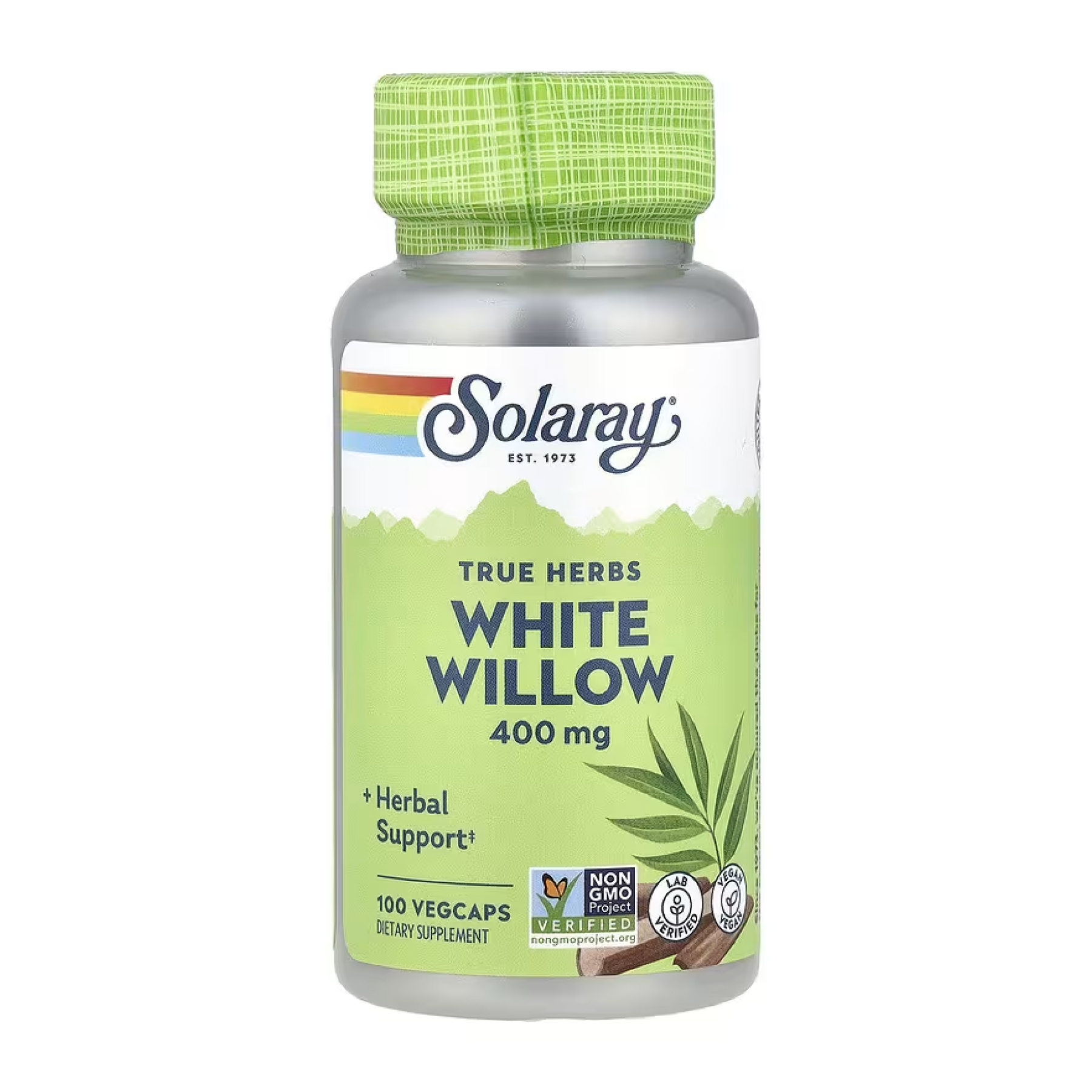white-willow-bark-400mg-100-vcaps-14449811997869_92320c1af8 White Willow Bark 400mg - 100 vcaps - Зображення 1