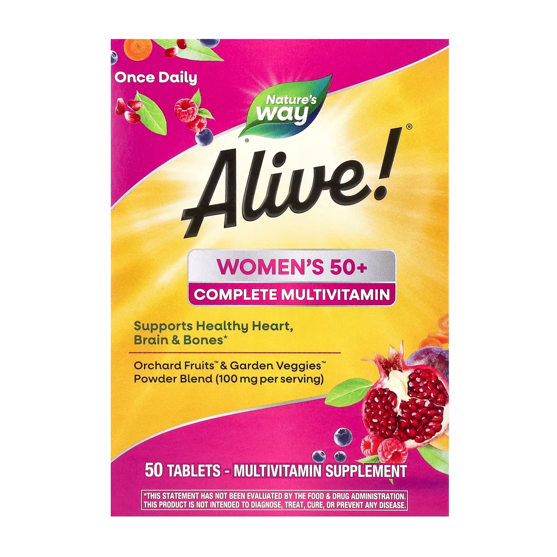womens-50-complete-multivitamin-50-tabs-98747048047348_5a0efc2bfd Women's 50+ Complete Multivitamin - 50 tabs - Зображення 1