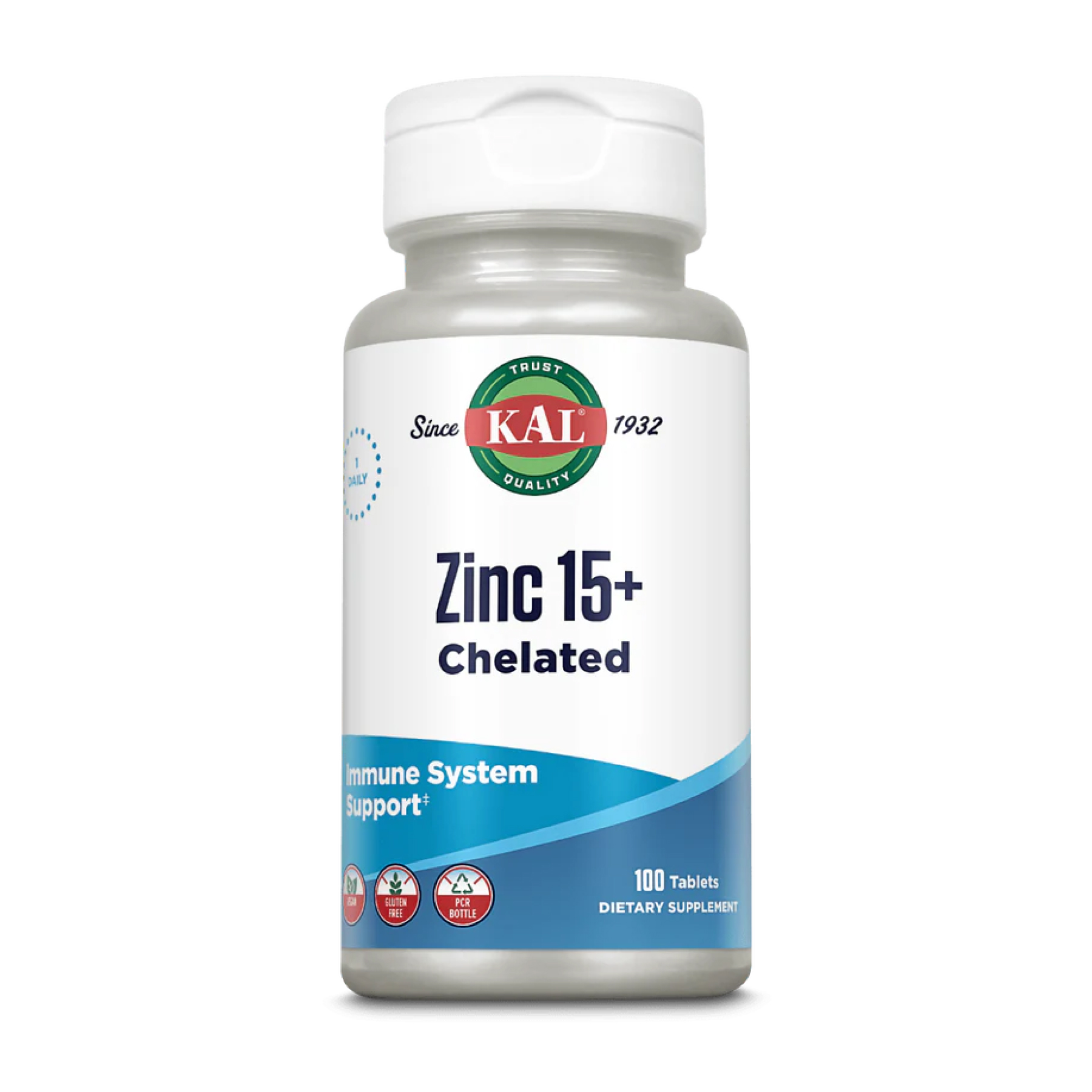 zinc-15-chelated-100-tabs-26661187302242_e806b92165 Zinc 15+ Chelated - 100 tabs - Зображення 1