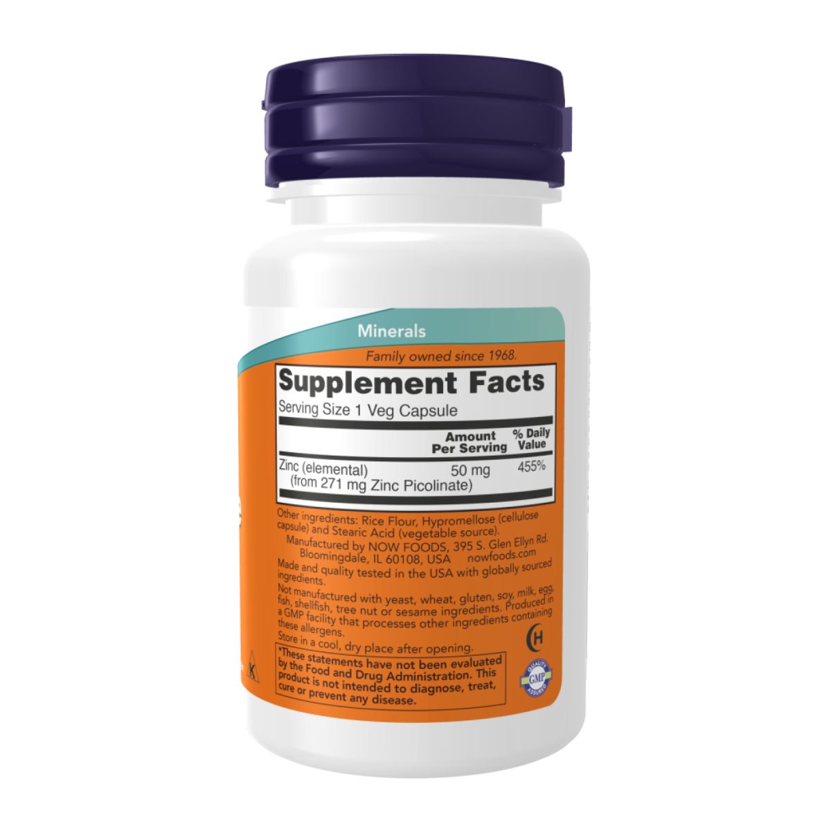 Zinc Picolinate 50 mg - 30 vcaps - Зображення 2