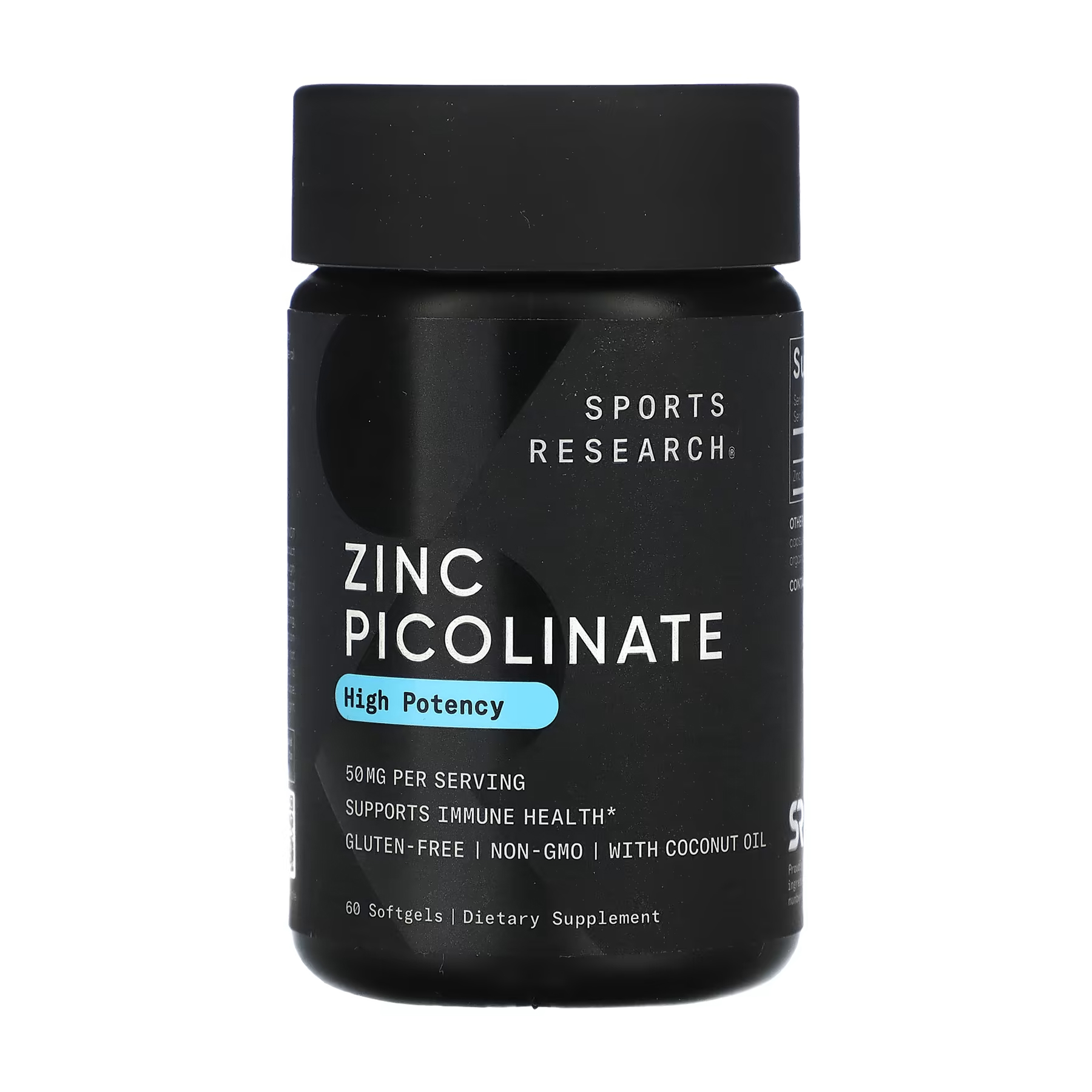 zinc-picolinate-50mg-60-softgels-67126554450353_34665e1e2e Zinc Picolinate 50mg - 60 softgels - Зображення 1
