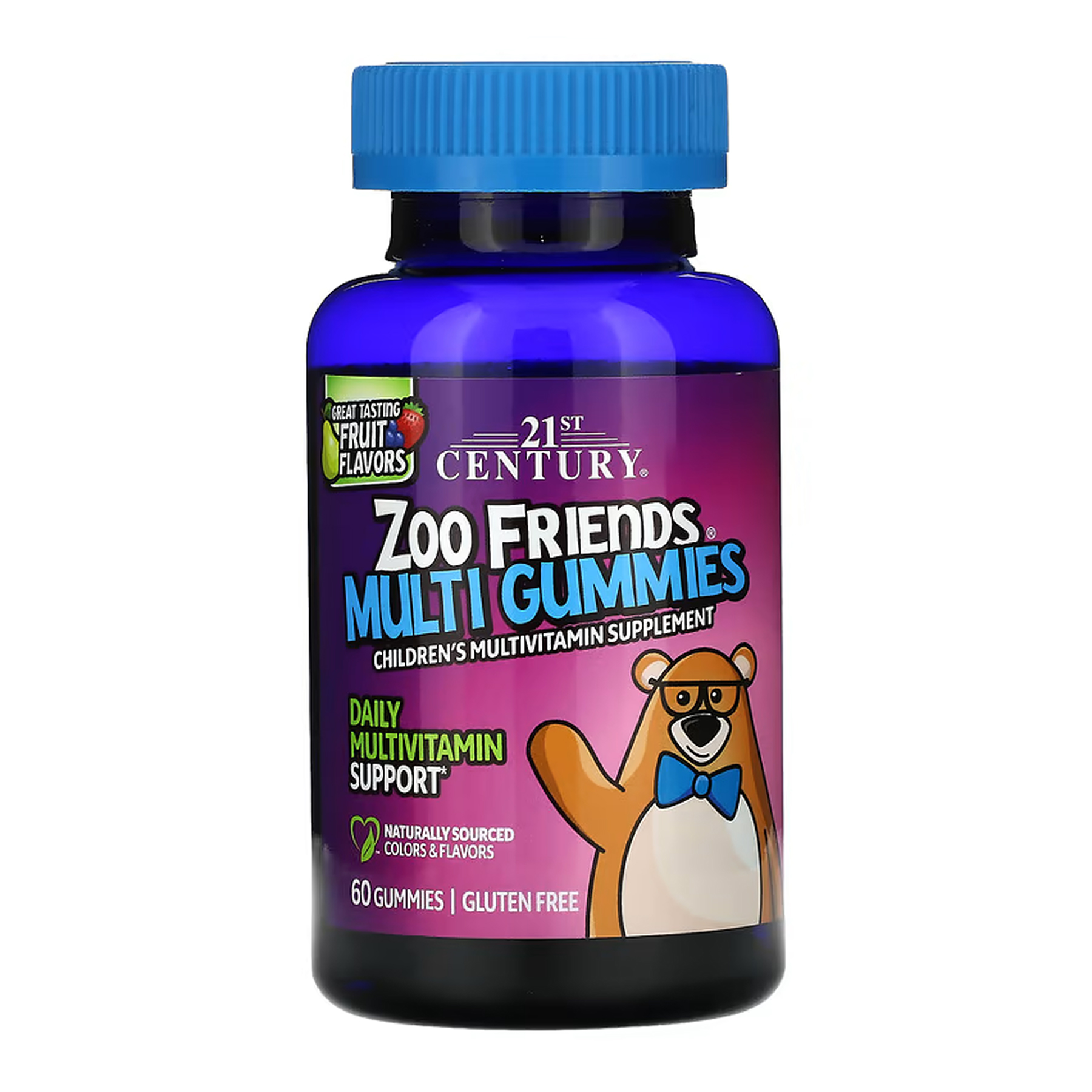zoo-friends-multi-gummies-60-gummies-22530393559557_6de4793b35 Zoo Friends Multi Gummies - 60 gummies - Зображення 1