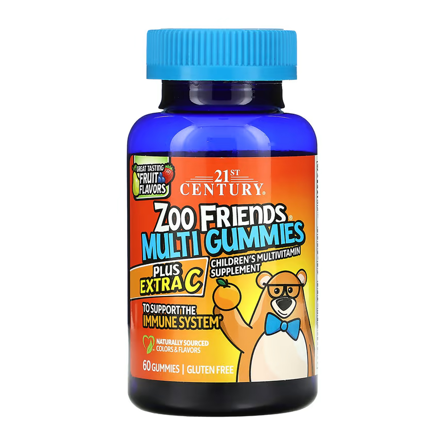 zoo-friends-multi-gummies-plus-extra-c-60-gummies-43604190705736_e178555e19 Zoo Friends Multi Gummies Plus Extra C - 60 gummies - Зображення 1