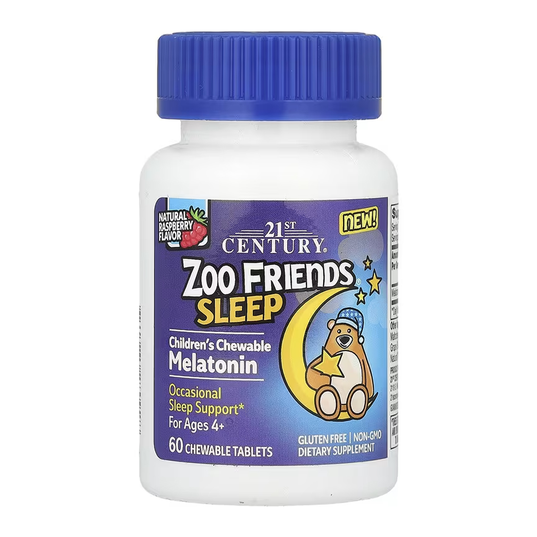 zoo-friends-sleep-60-chewable-tabs-21592514495293_a10c35cc71 Zoo Friends Sleep - 60 chewable tabs - Зображення 1